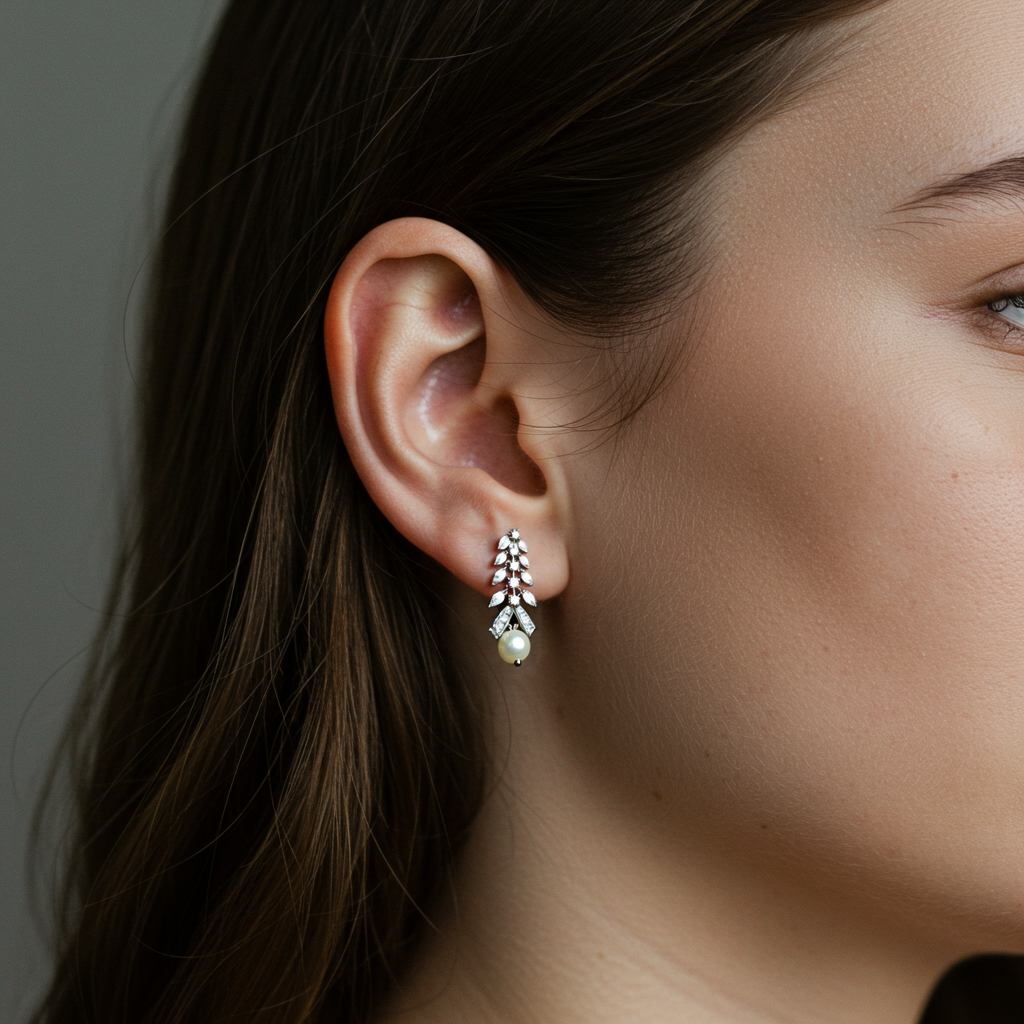 Whispers of Elegance: Style the Zevar Club Pearl Drop Earrings Like a Fashion Muse