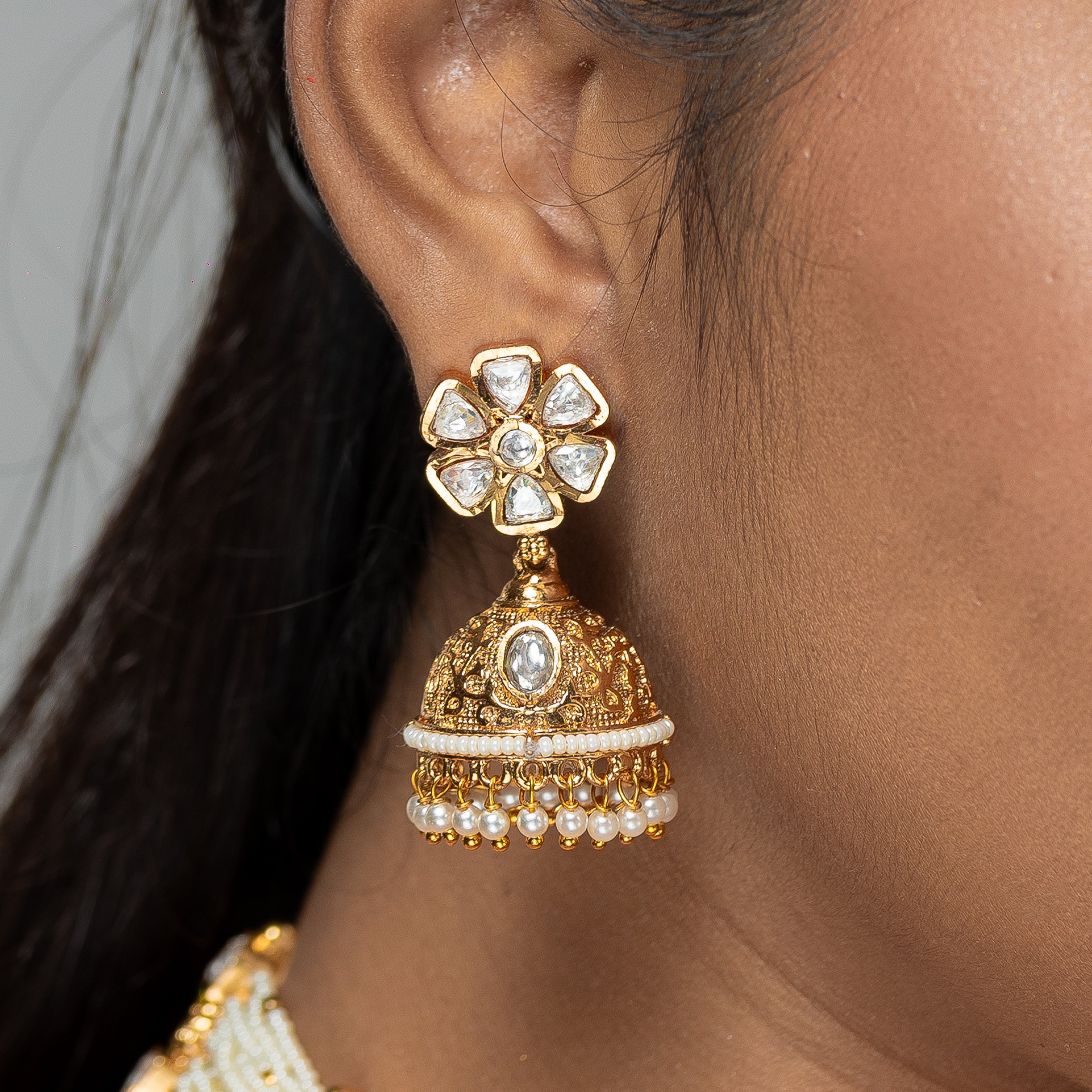 Zevar Club Rukmini Rajwada Pearl Choker Set