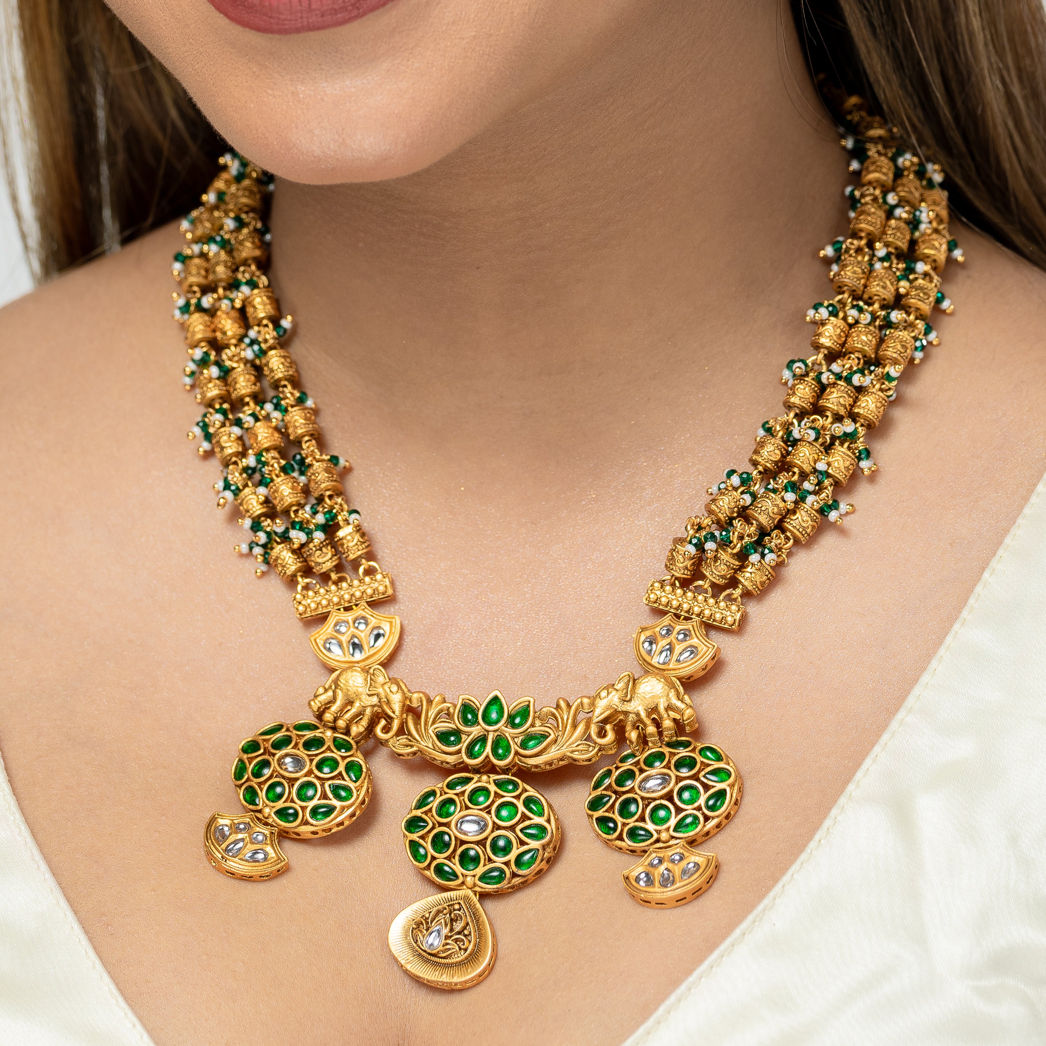 Zevar Club Designer Antique Rajwada Jewellery Set