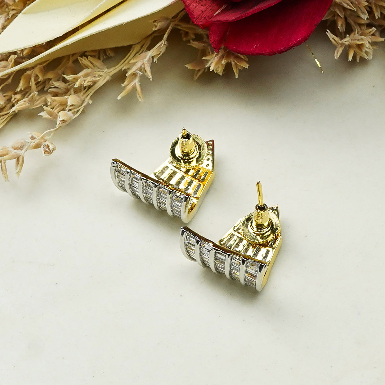 Zara Gleam Diamond Studs