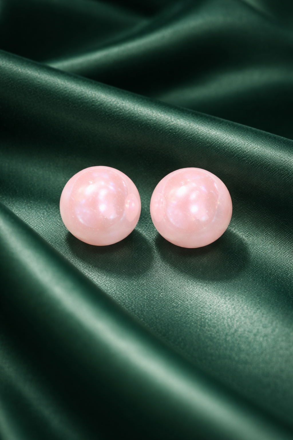 Zevar Club Soft Off White Pearl Finish Everyday Stud Earring