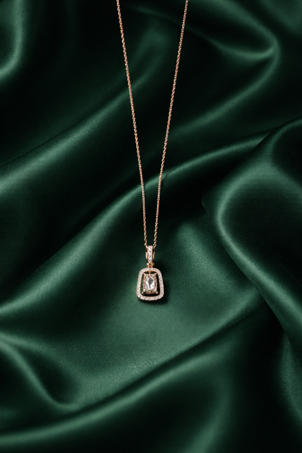 Zevar Club Gold Plated Dainty Pendant Set for Women