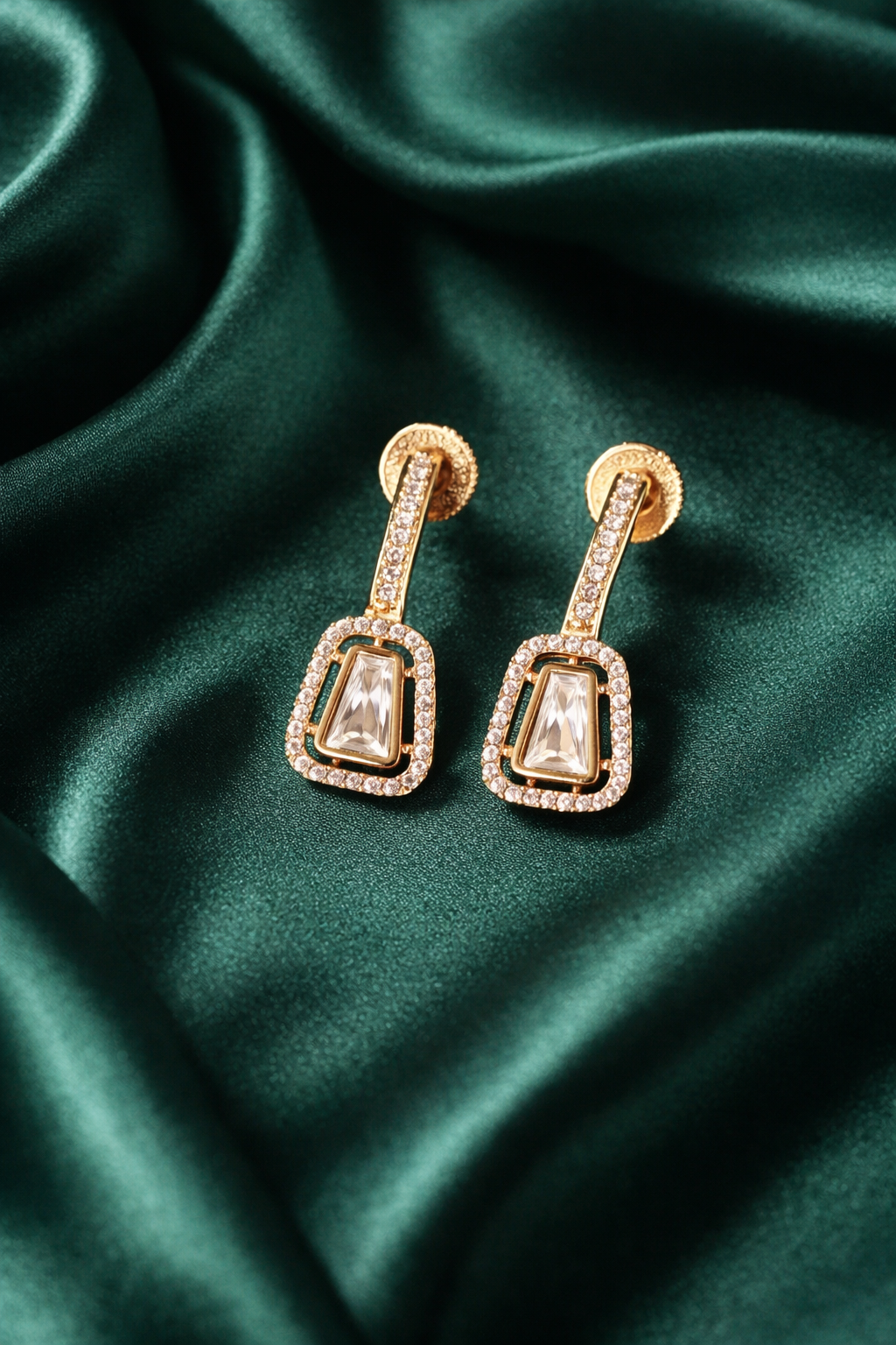 Zevar Club Gold Plated Dainty Pendant Set for Women