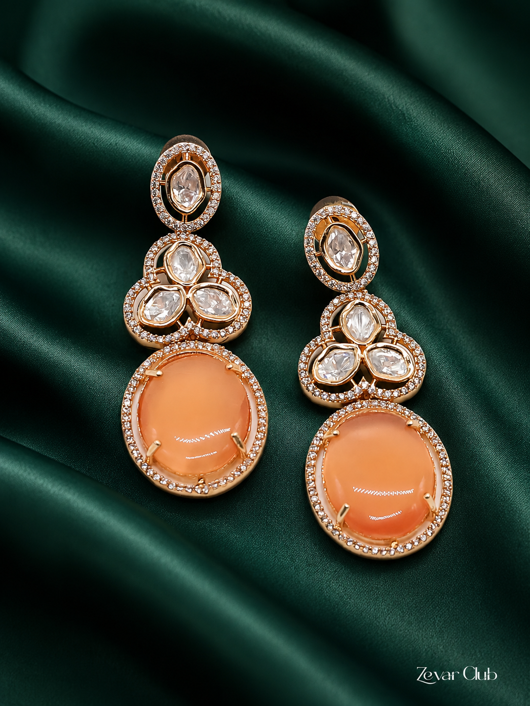 Zevar Club Chic Charismatic Drop Earrings