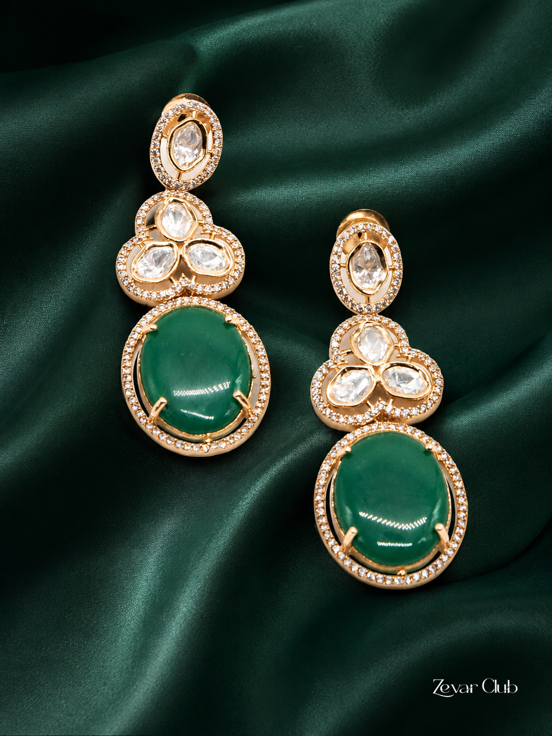 Zevar Club Chic Charismatic Drop Earrings