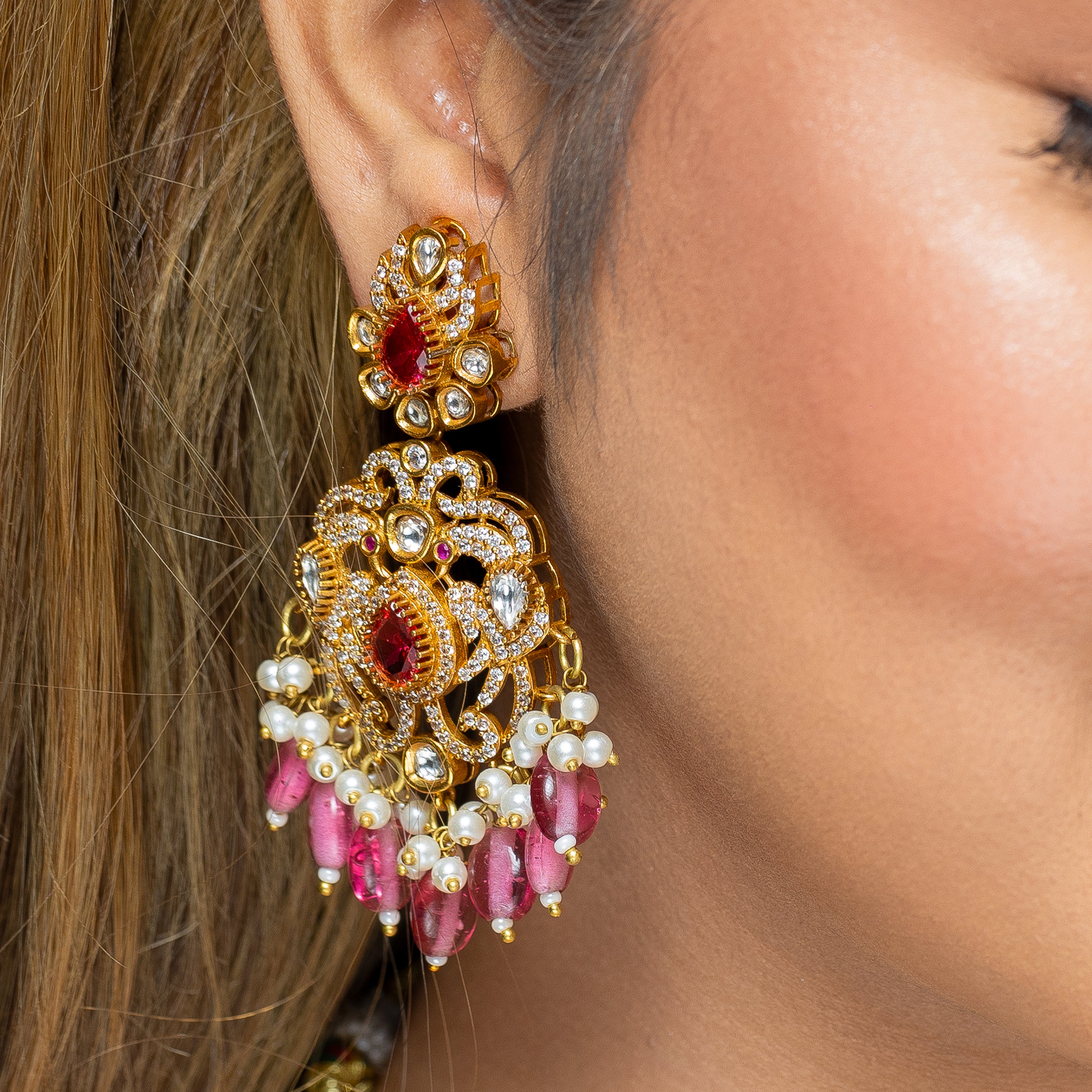 Zevar Club Semi Bridal Timeless Ivory Victorian Set