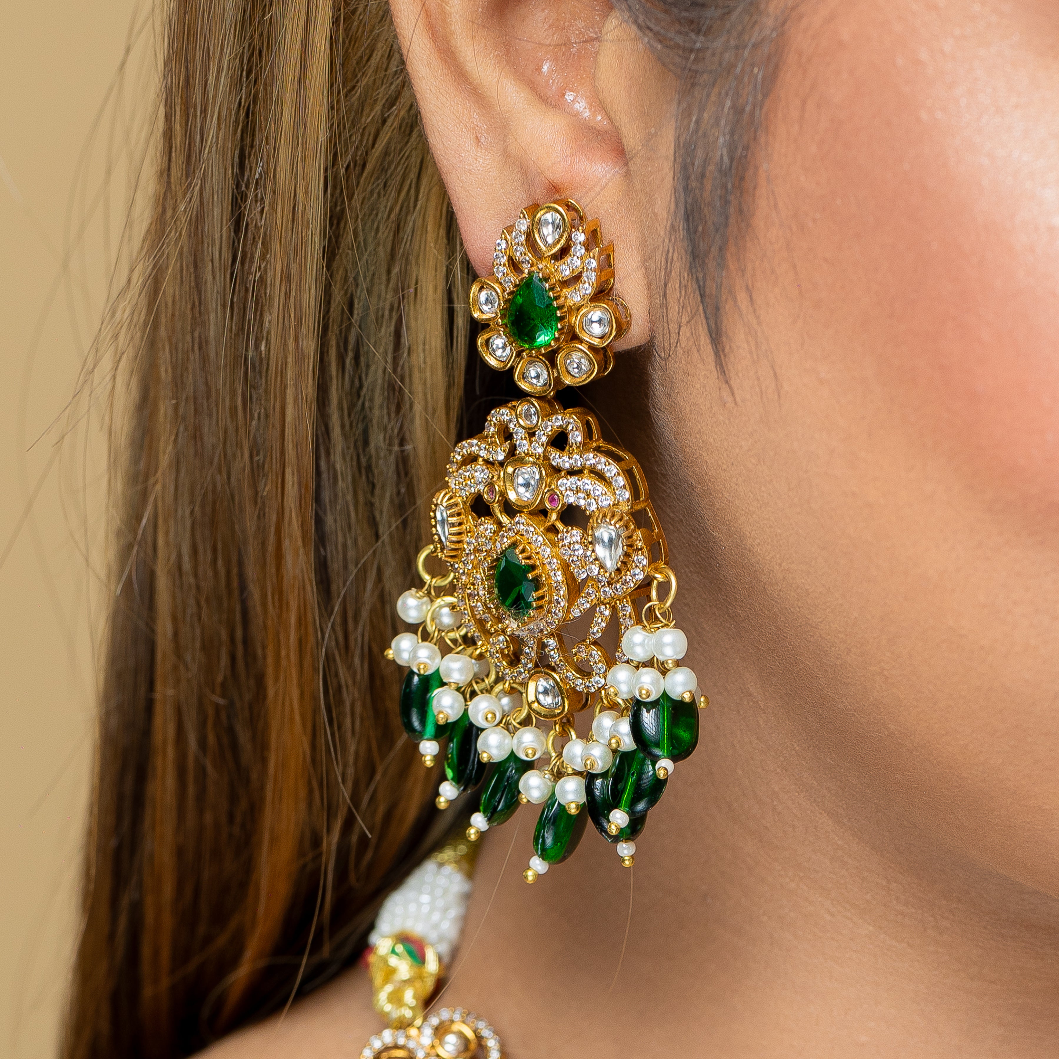 Zevar Club Semi Bridal Timeless Ivory Victorian Set