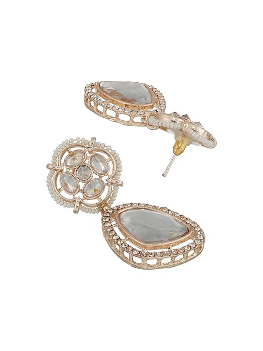 Minimal Statement Cubic Zirconia Earrings