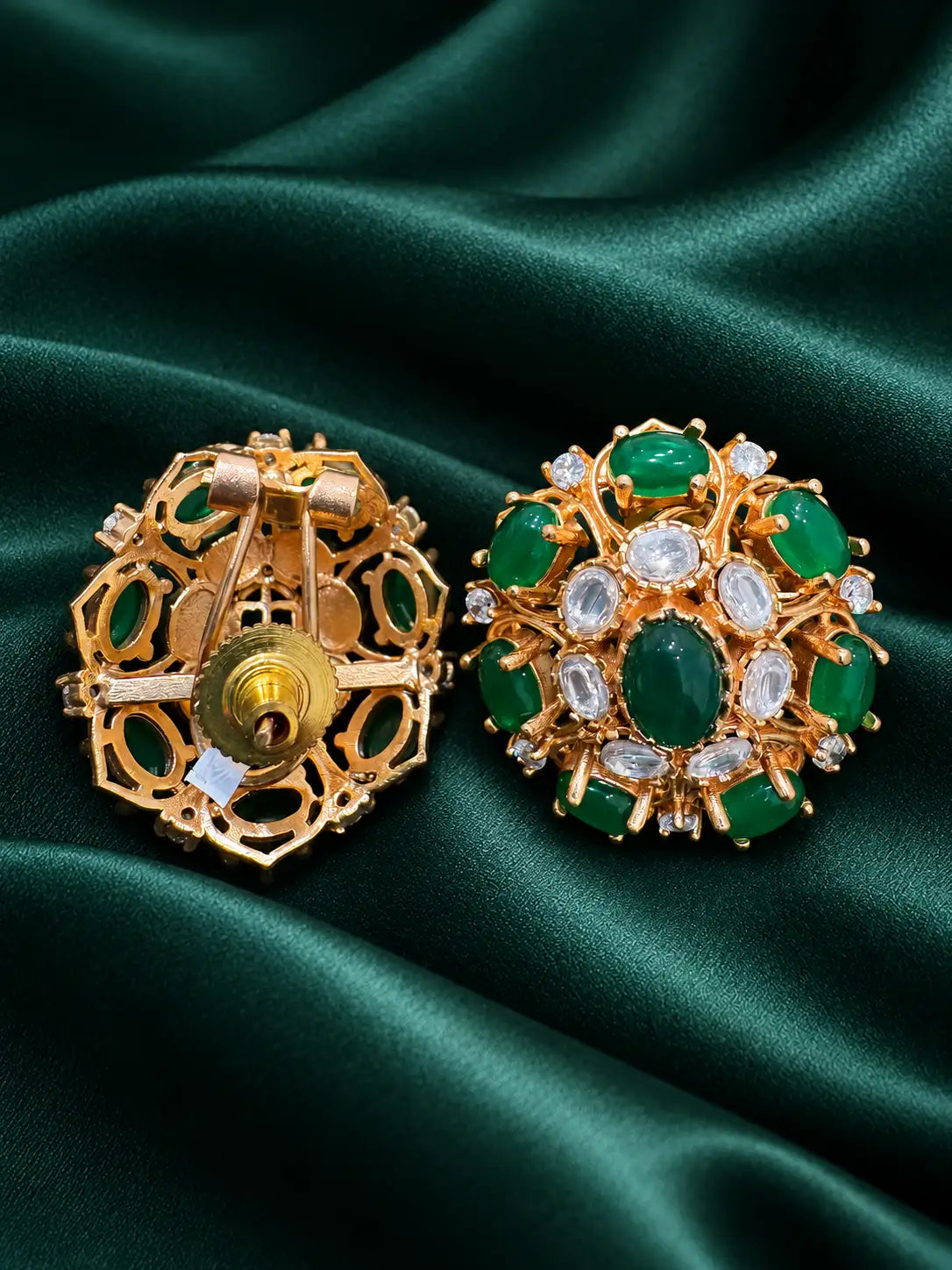 Zevar Club Diamond Fusion Kundan Studs