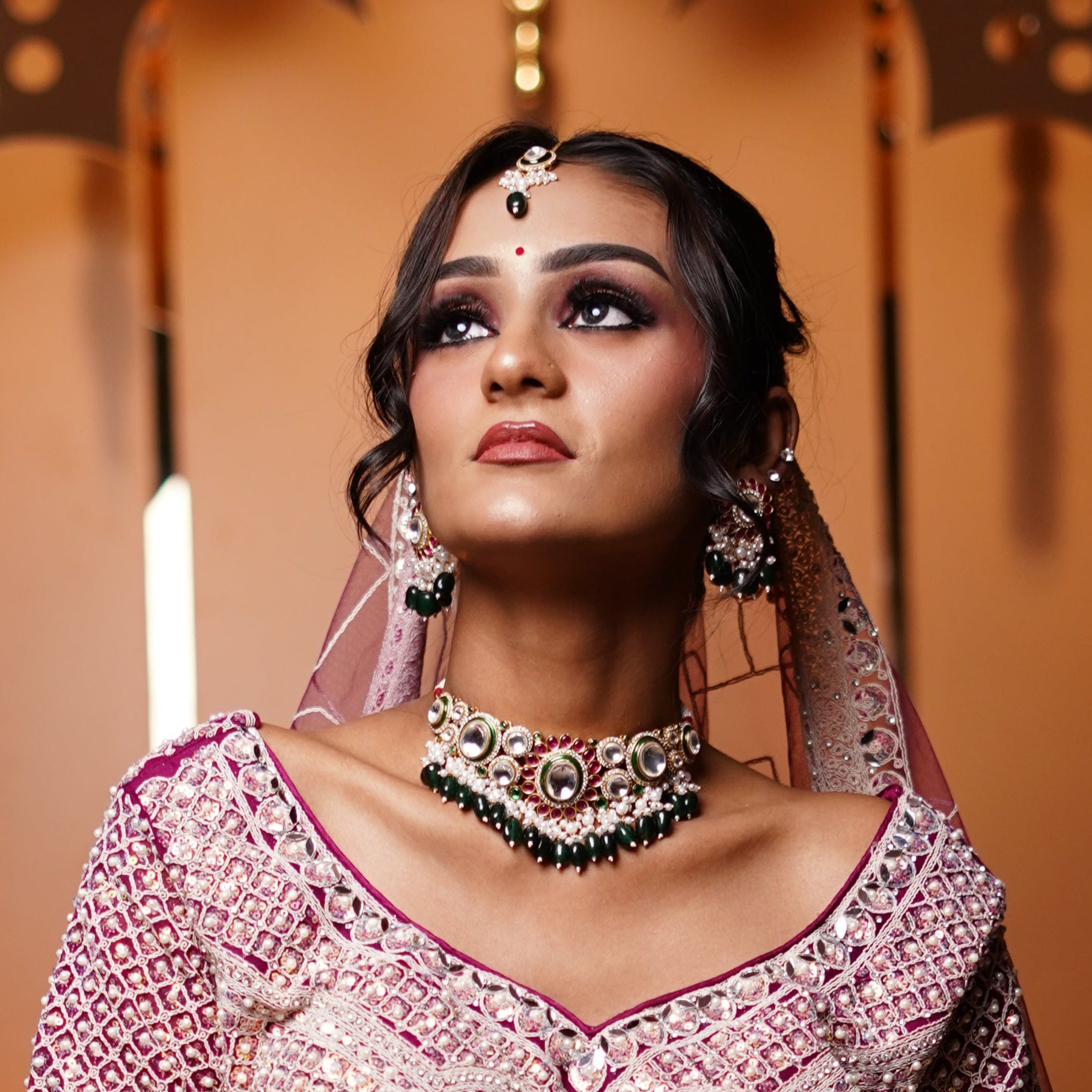 Meenakari Kundan Choker Set