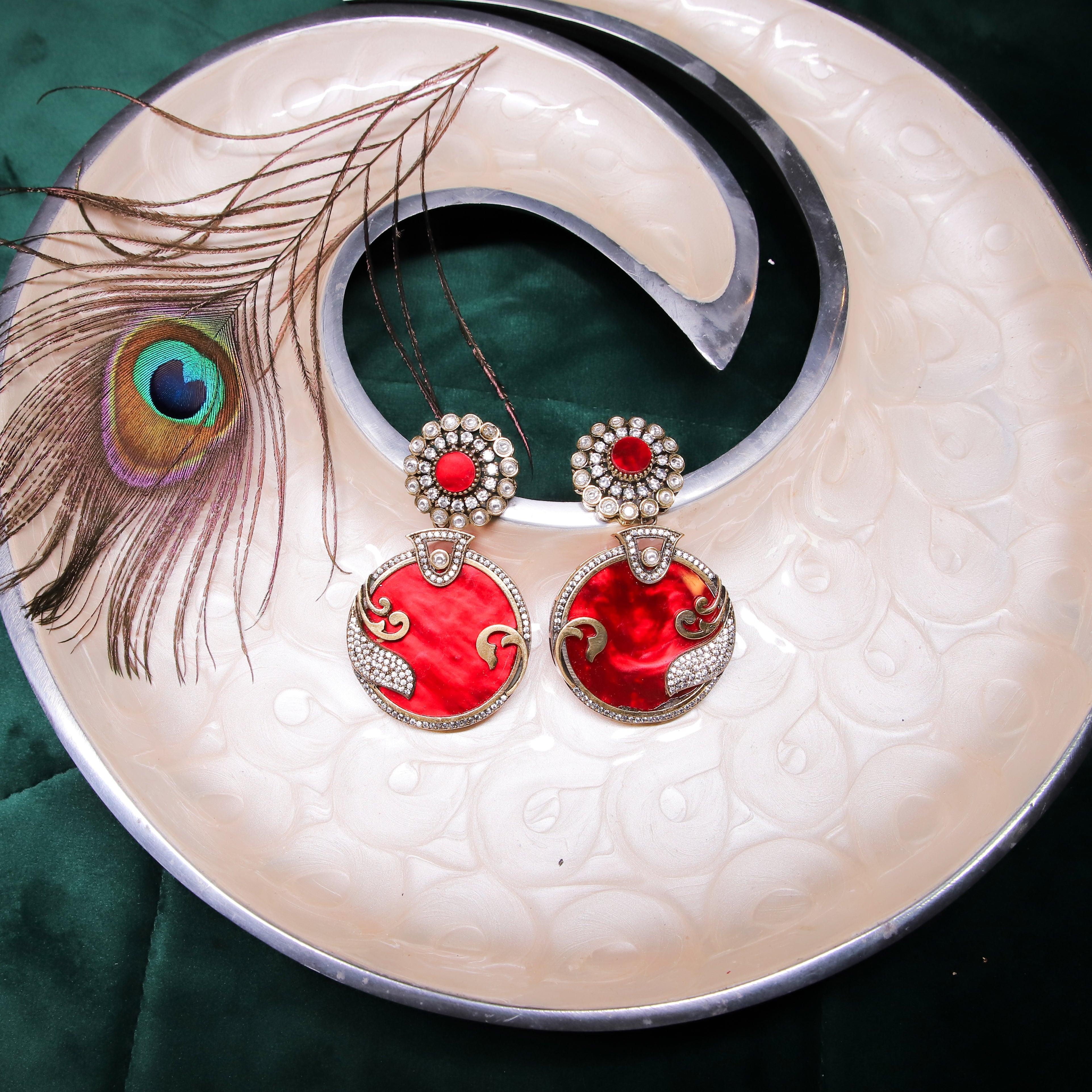 Zevar Club Sundowner Drop Earrings