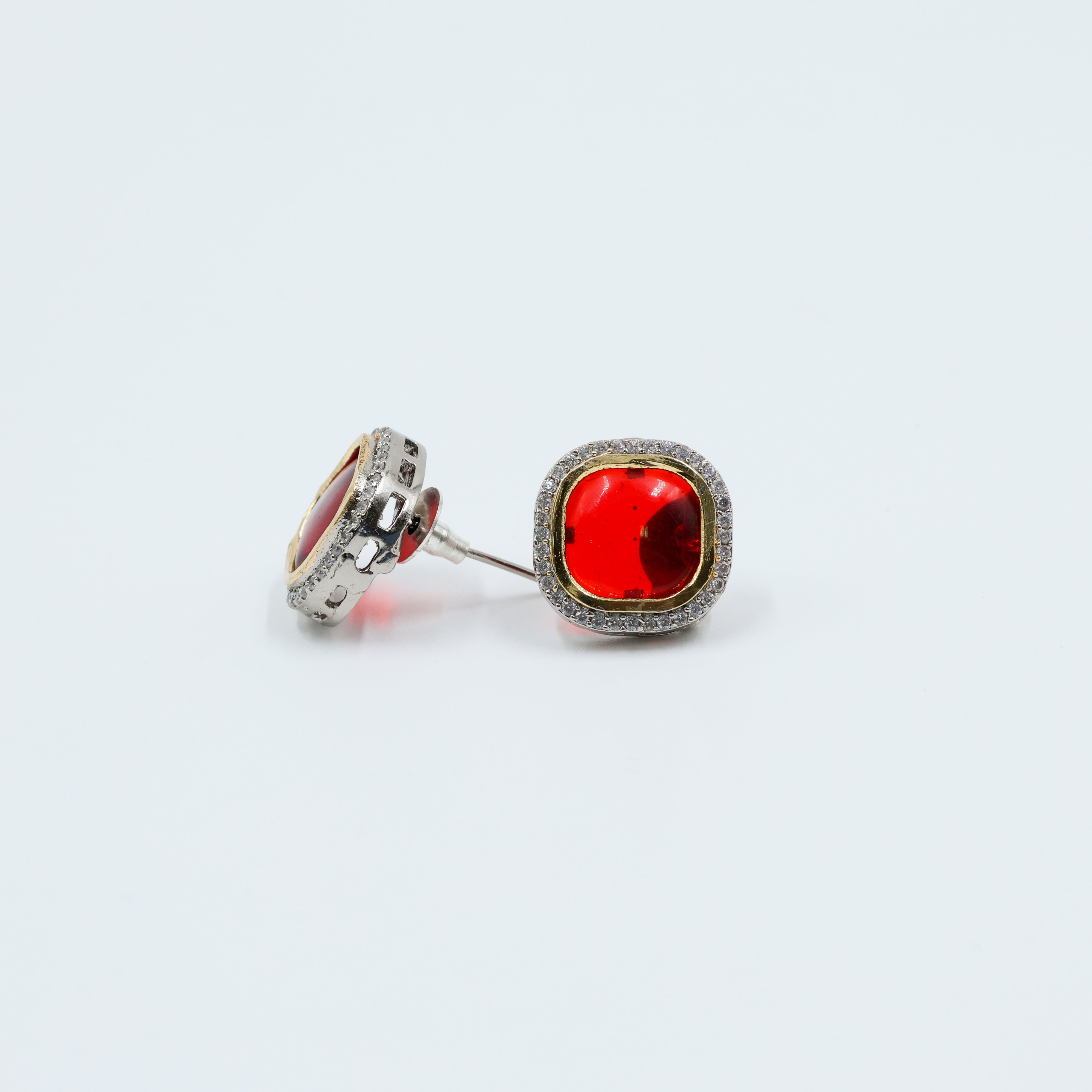 Pearl Choker with Statement Earrings