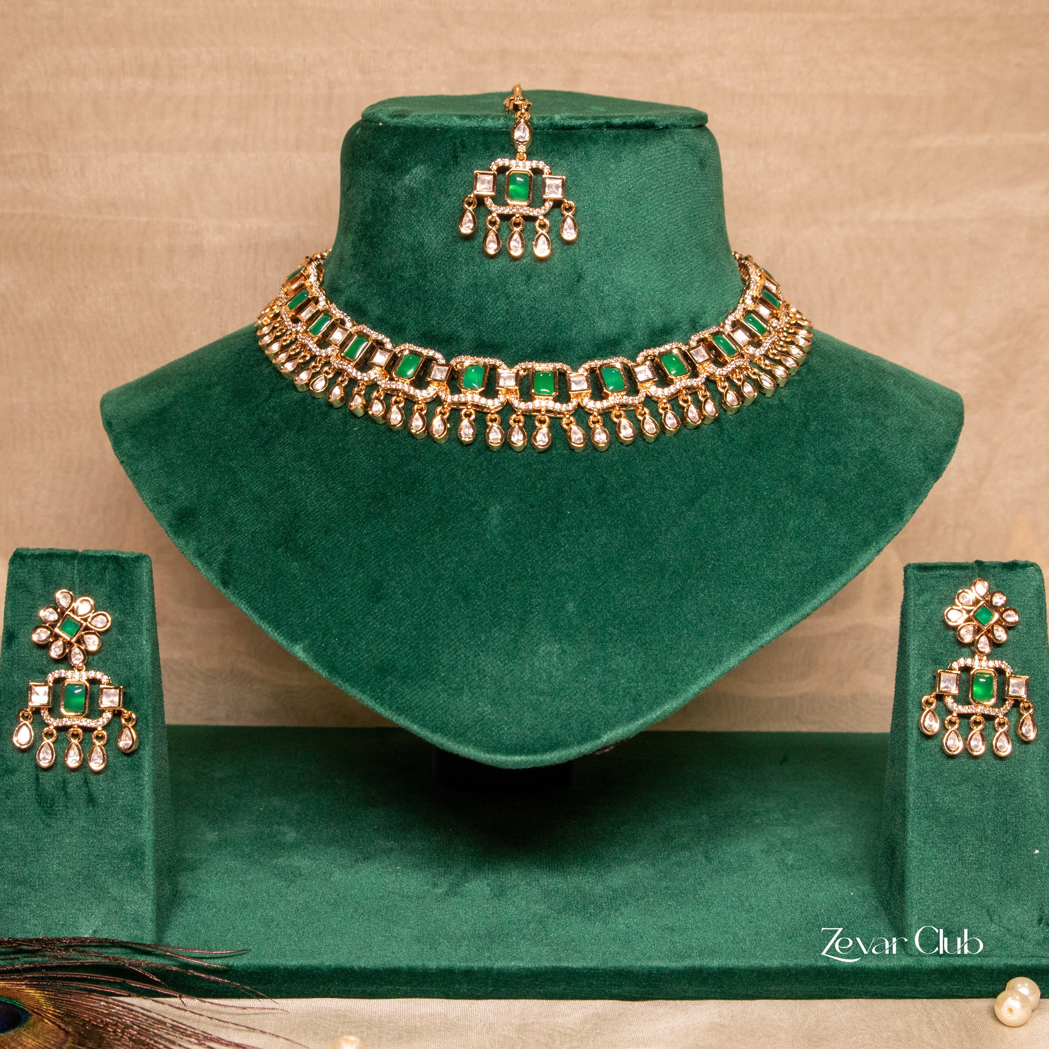 Zevar Club Etheral Festive Kundan Set