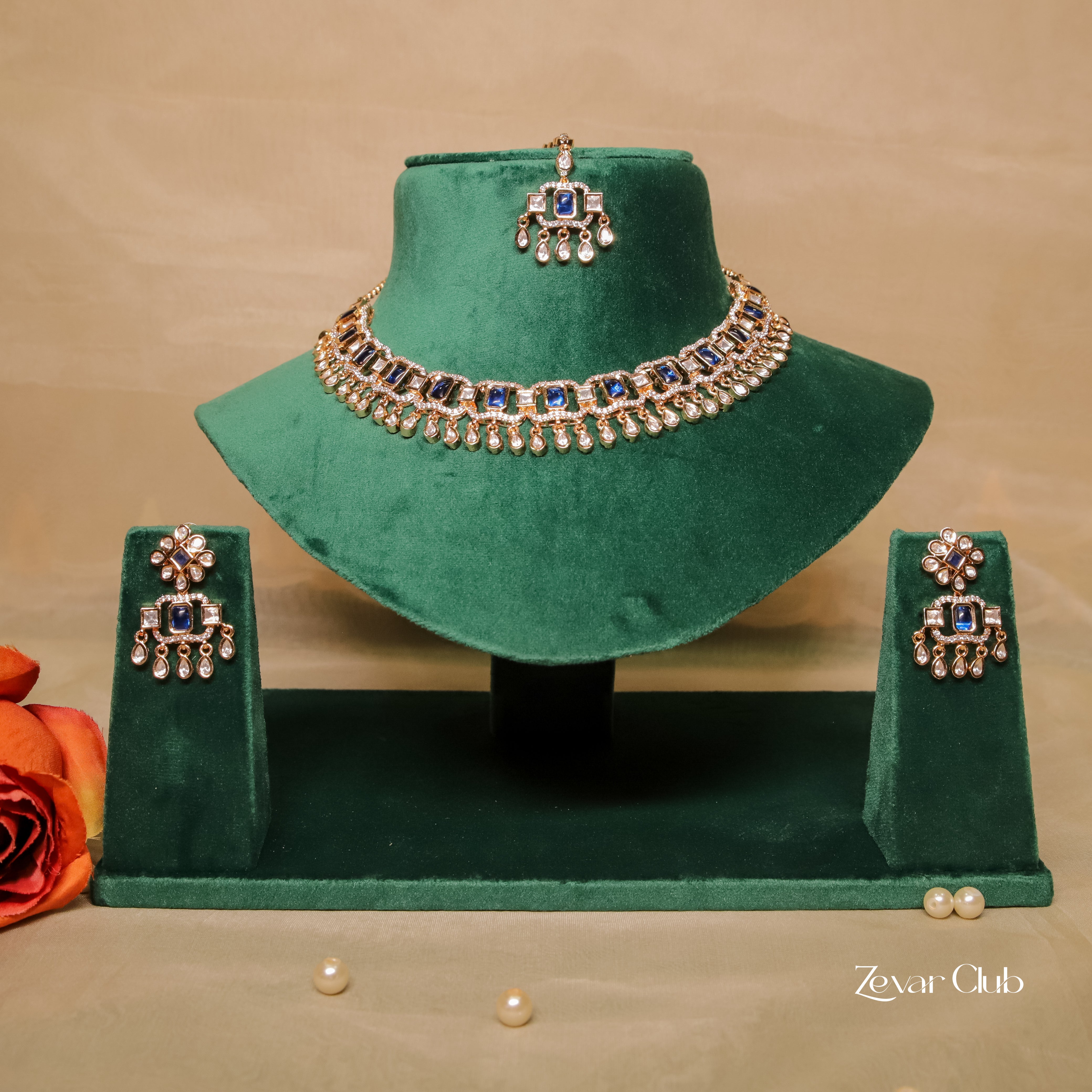 Zevar Club Etheral Festive Kundan Set