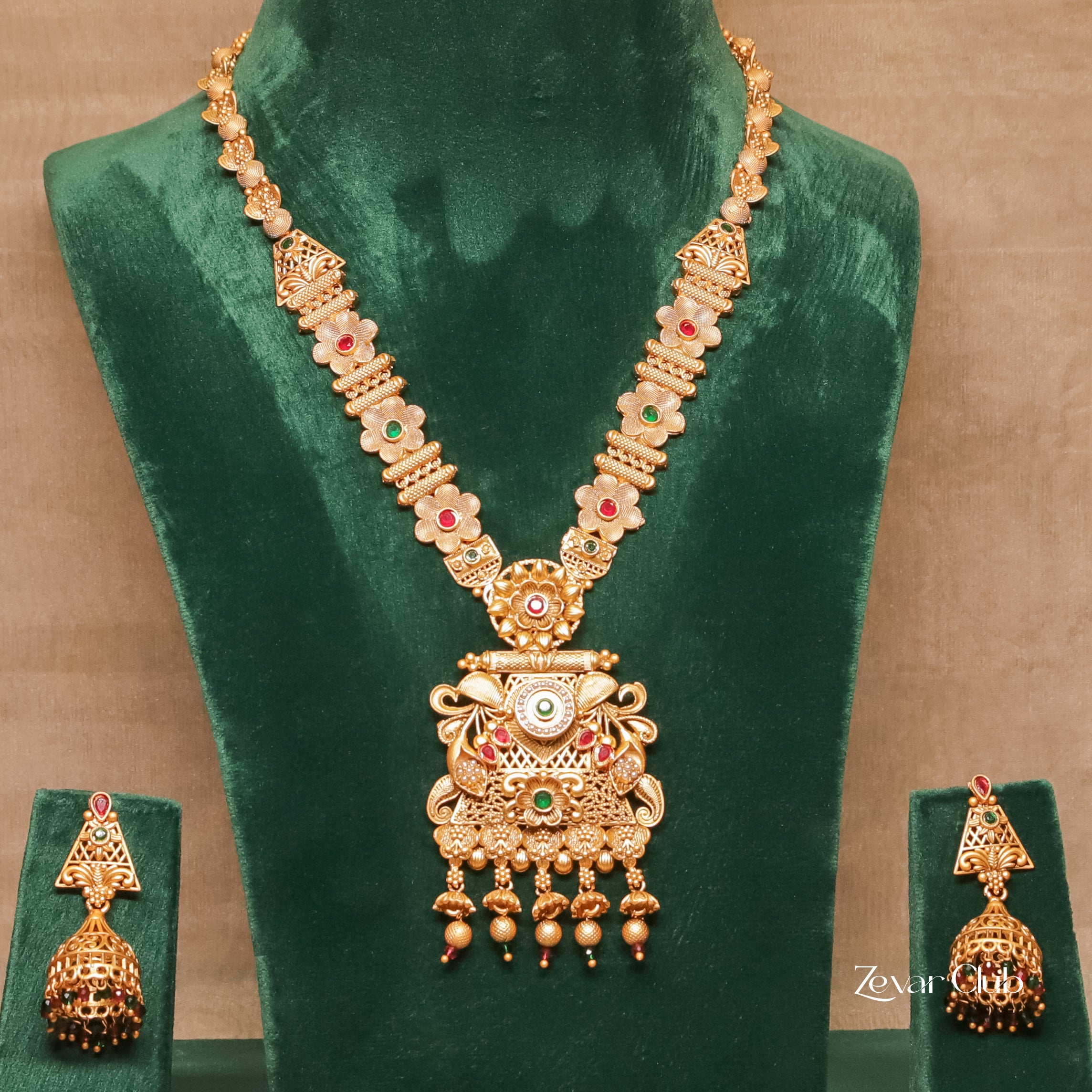 Zevar Club Mohini Antique Temple Set