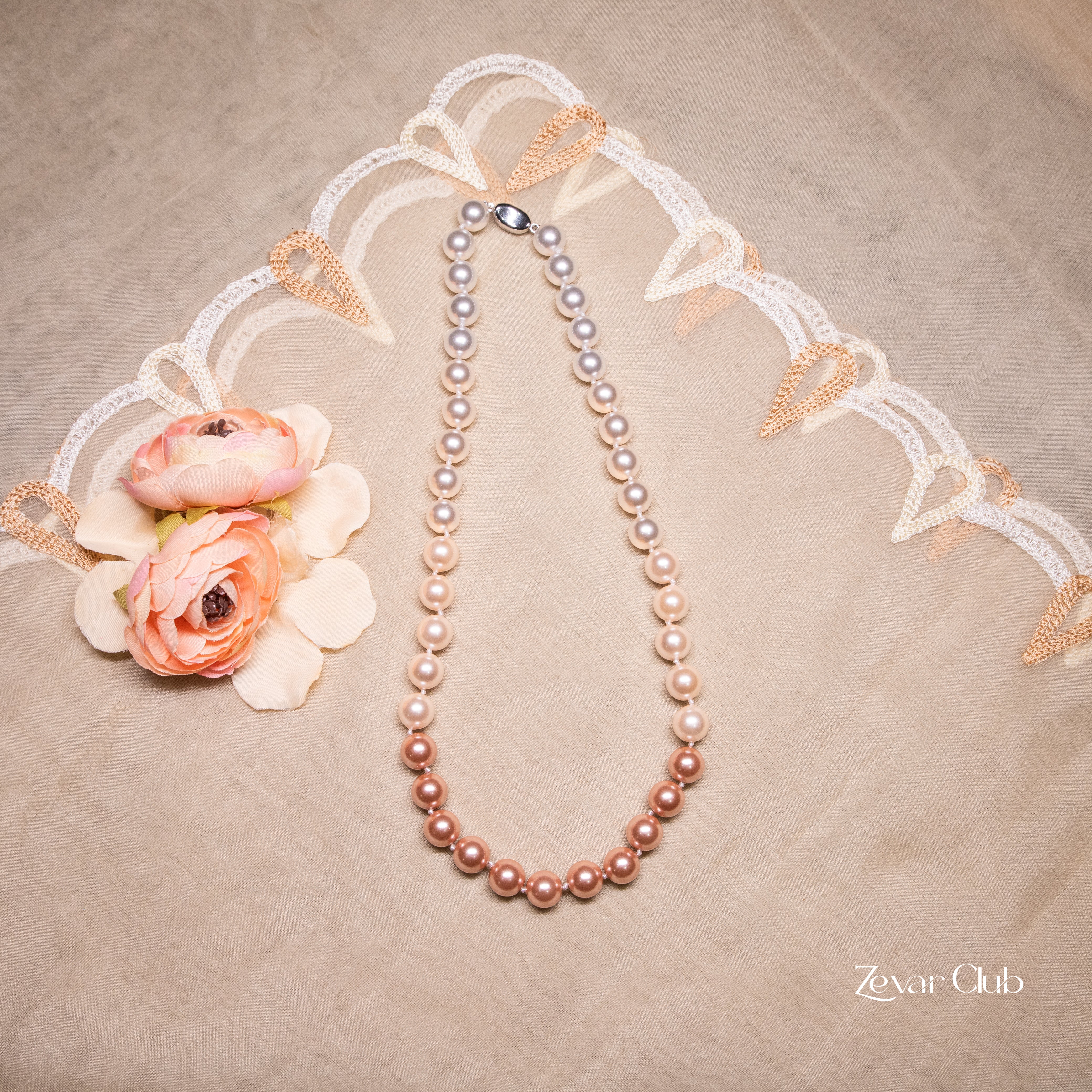 Zevar Club Single Statement Pearl Necklace