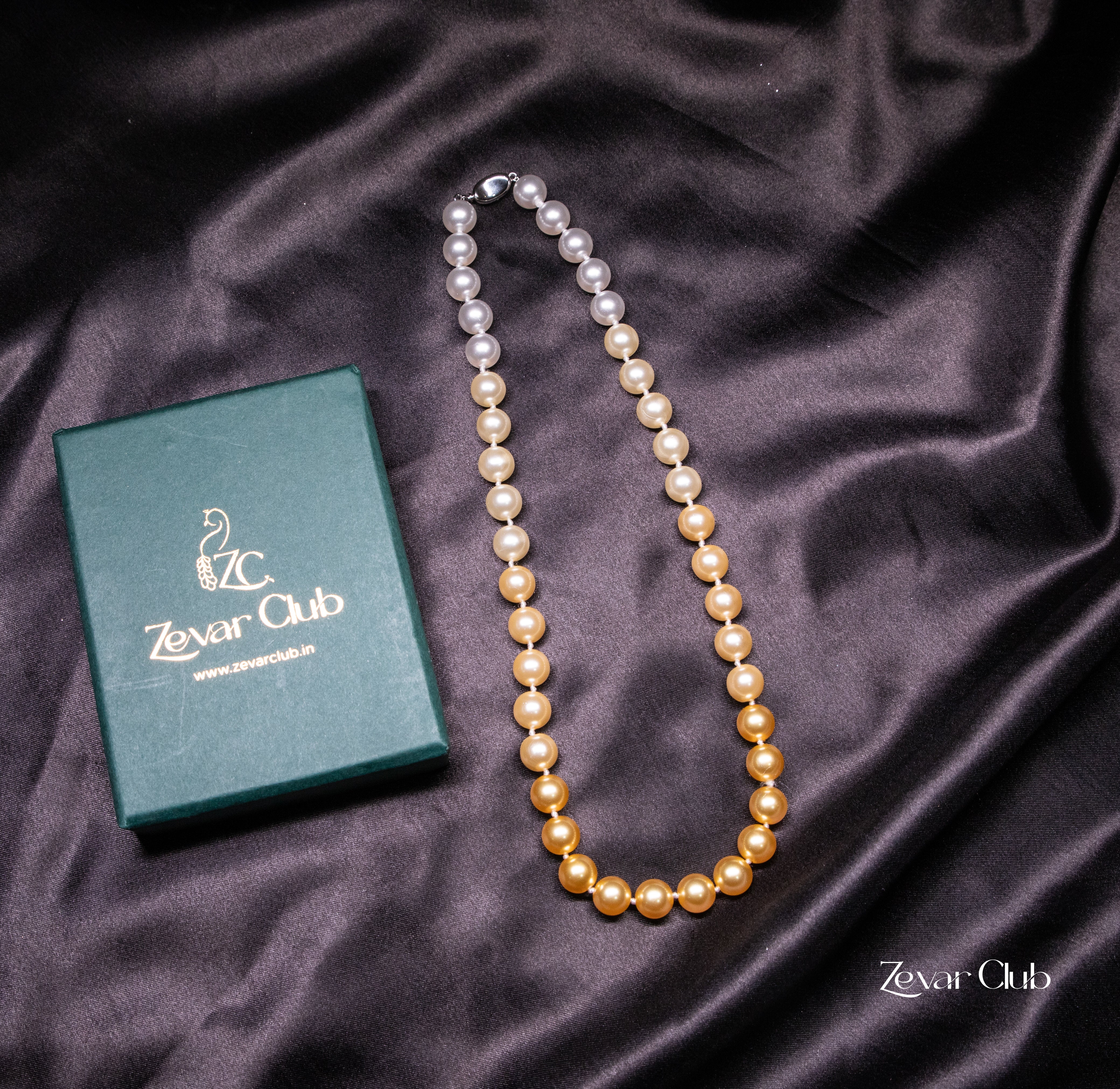 Zevar Club Single Statement Pearl Necklace