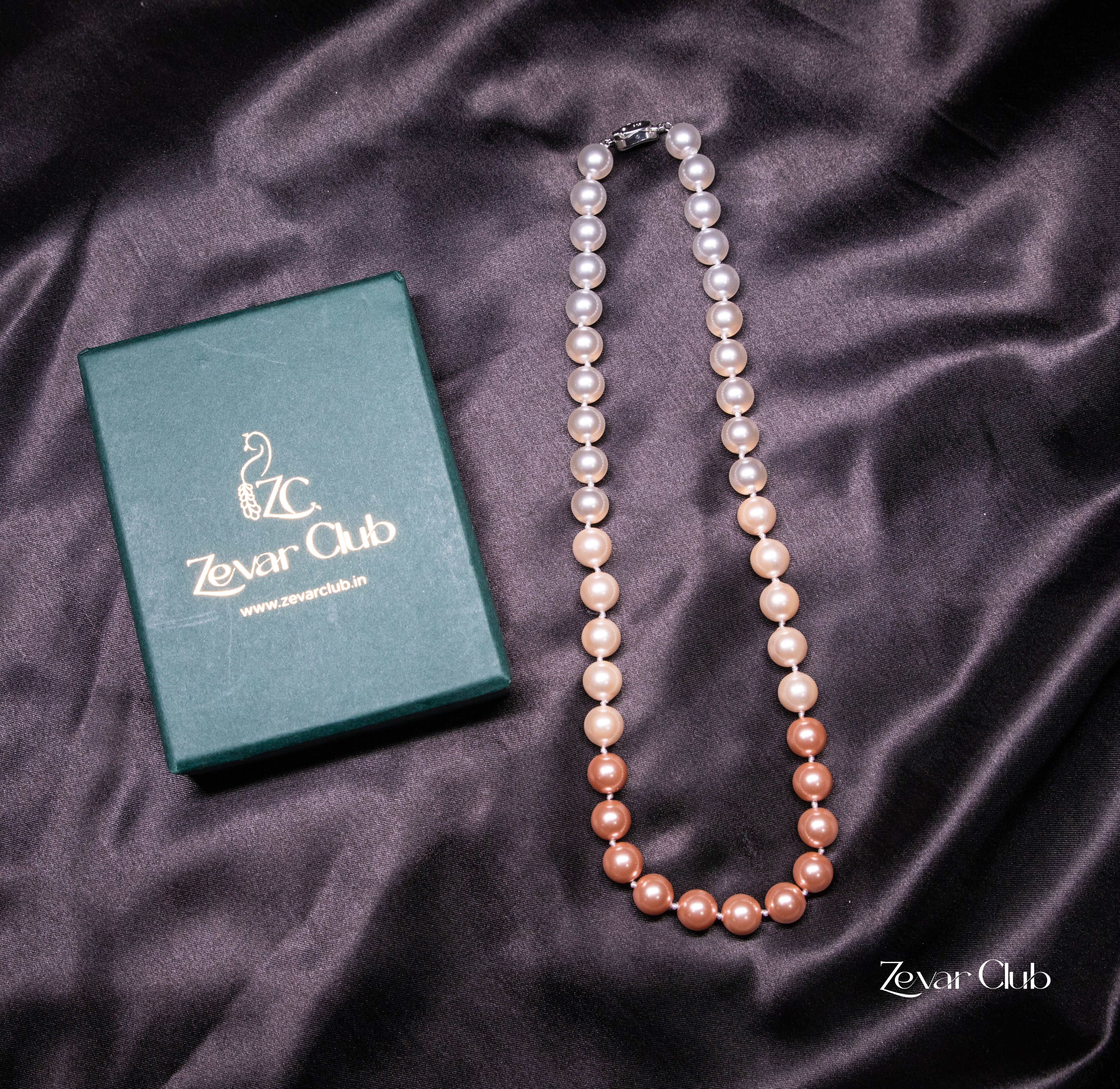 Zevar Club Single Statement Pearl Necklace