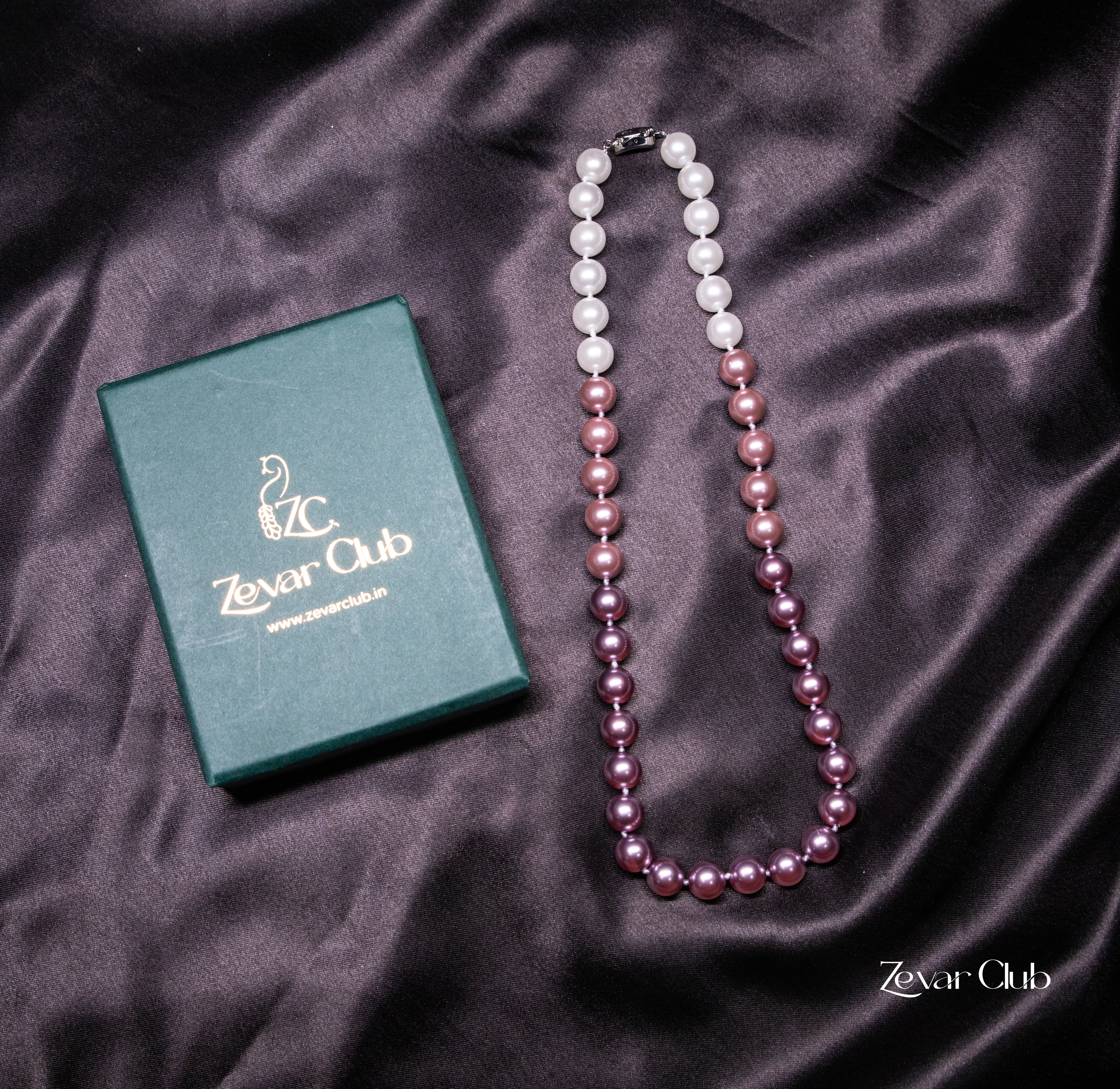 Zevar Club Single Statement Pearl Necklace