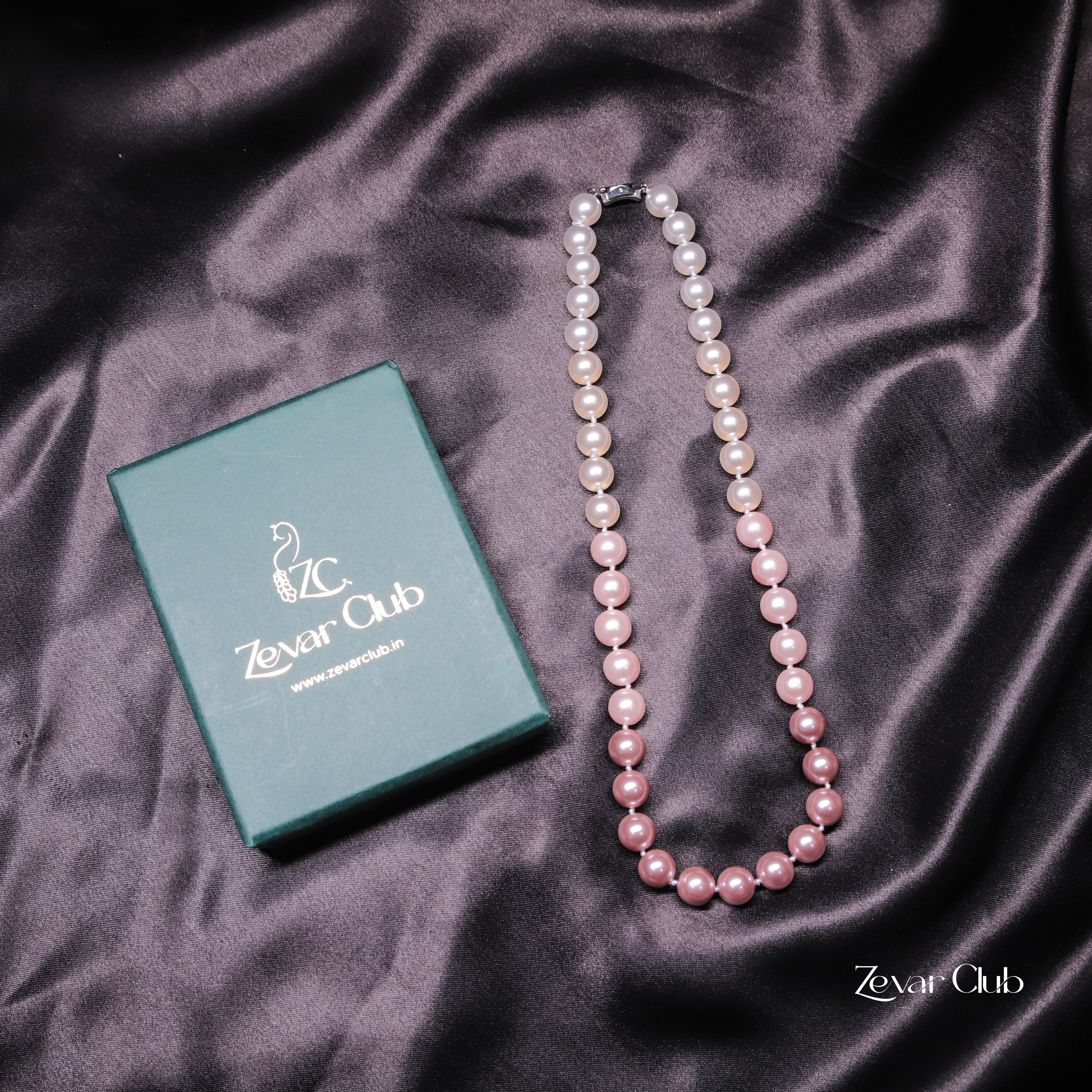 Zevar Club Single Statement Pearl Necklace