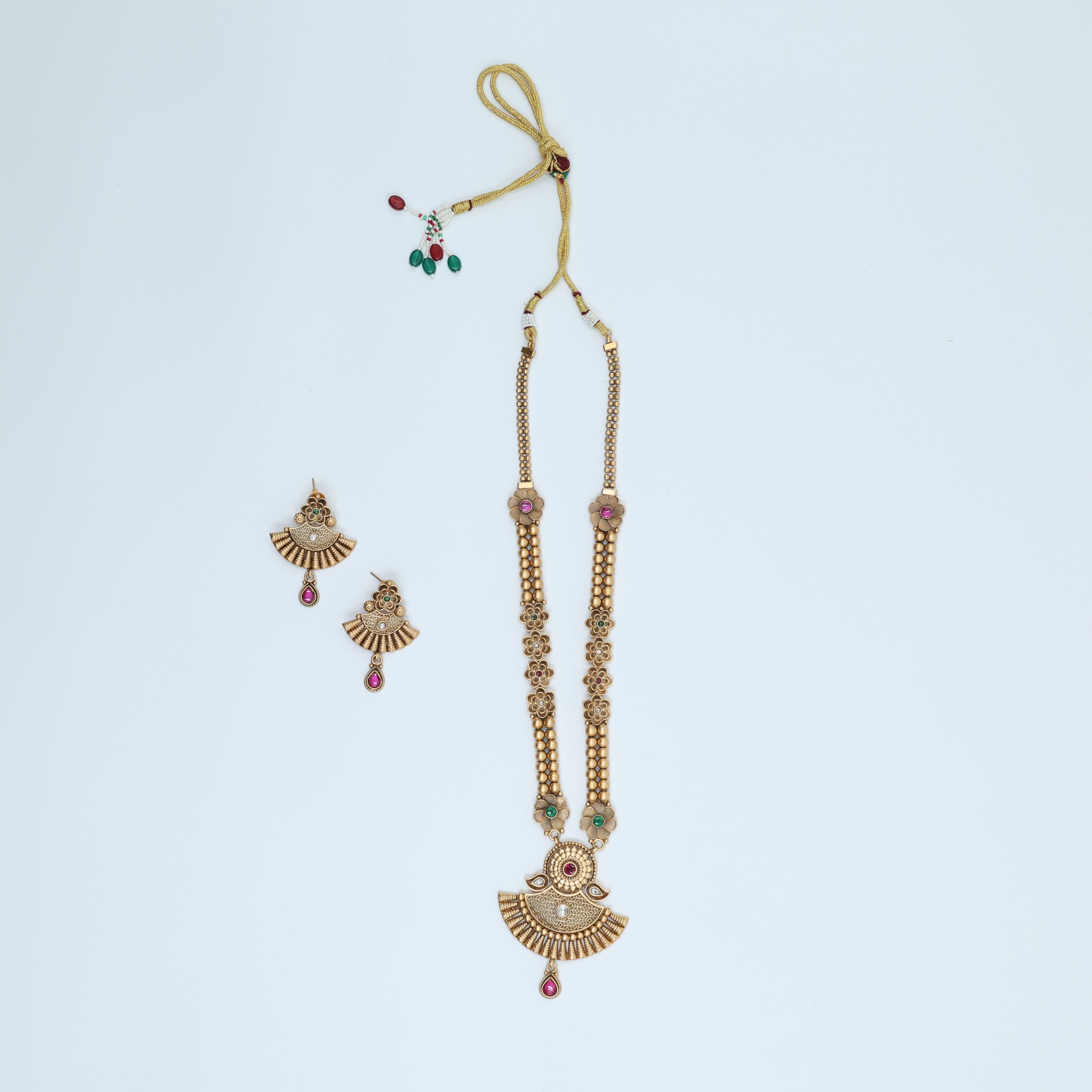 22K Gold Plated Fusion Antique Long Set