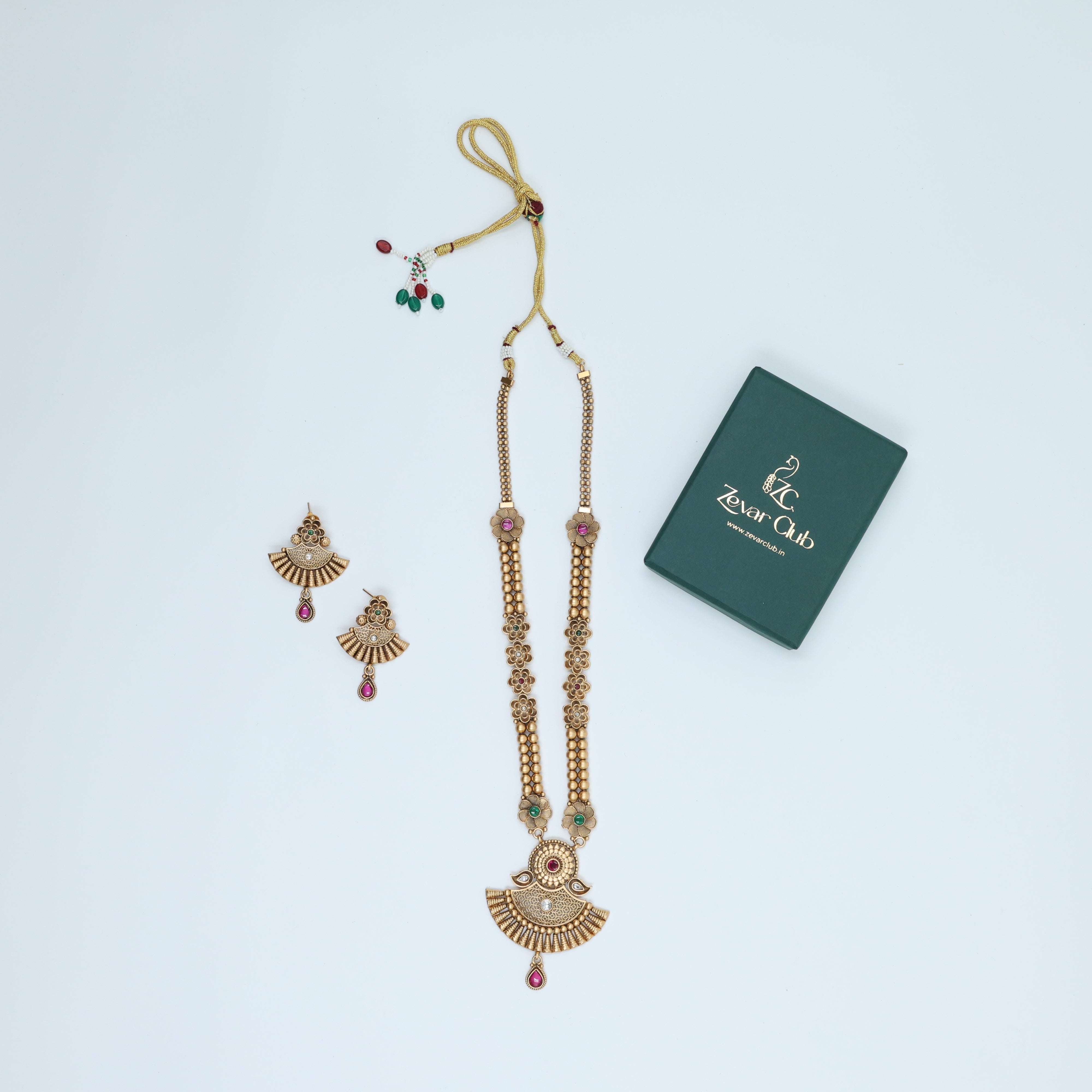 22K Gold Plated Fusion Antique Long Set