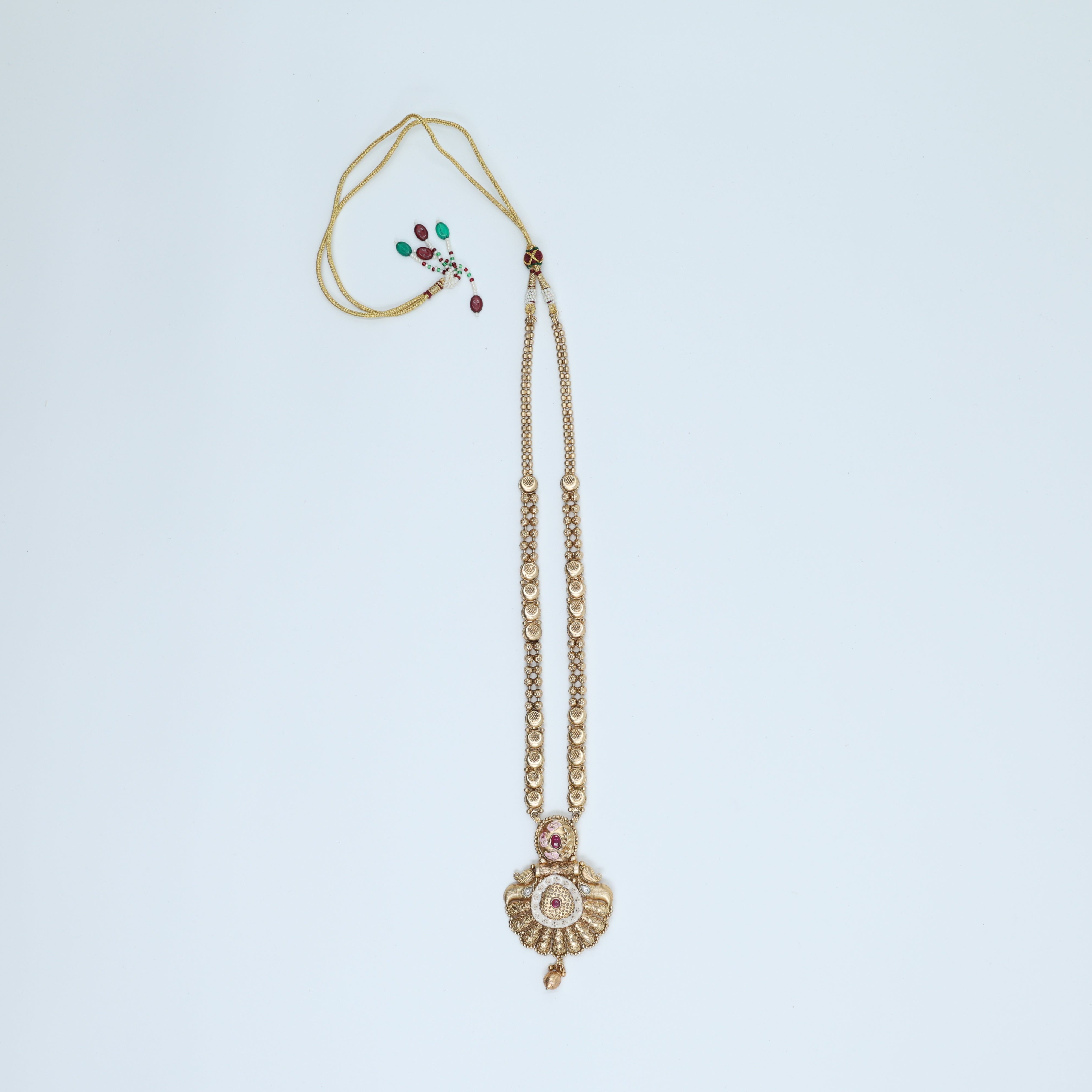 Pretty Pink Long Set in Meena Handicraft