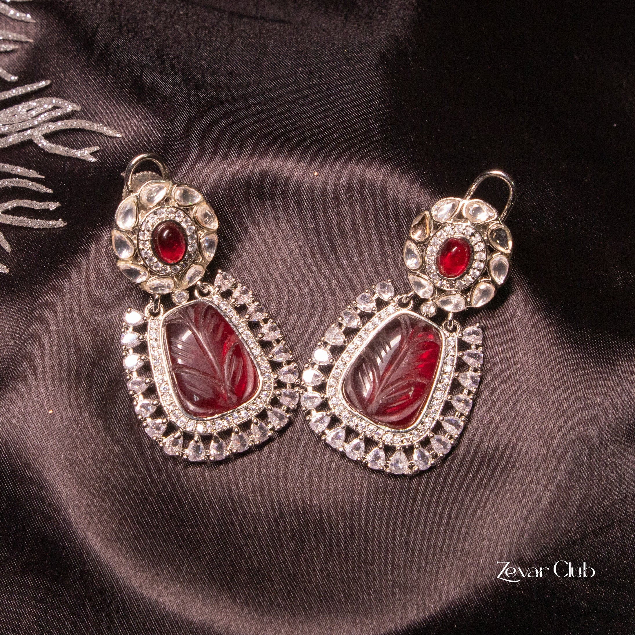 Zevar Club Pushback Elegant Diamond Earrings