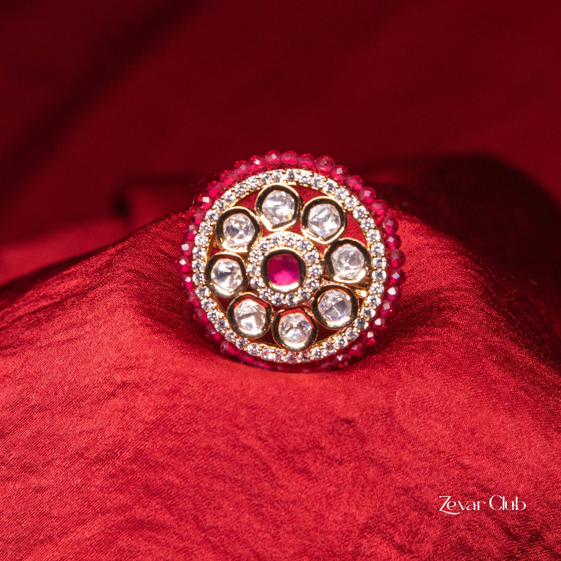 Zevar Club Charismatic Kundan Ring