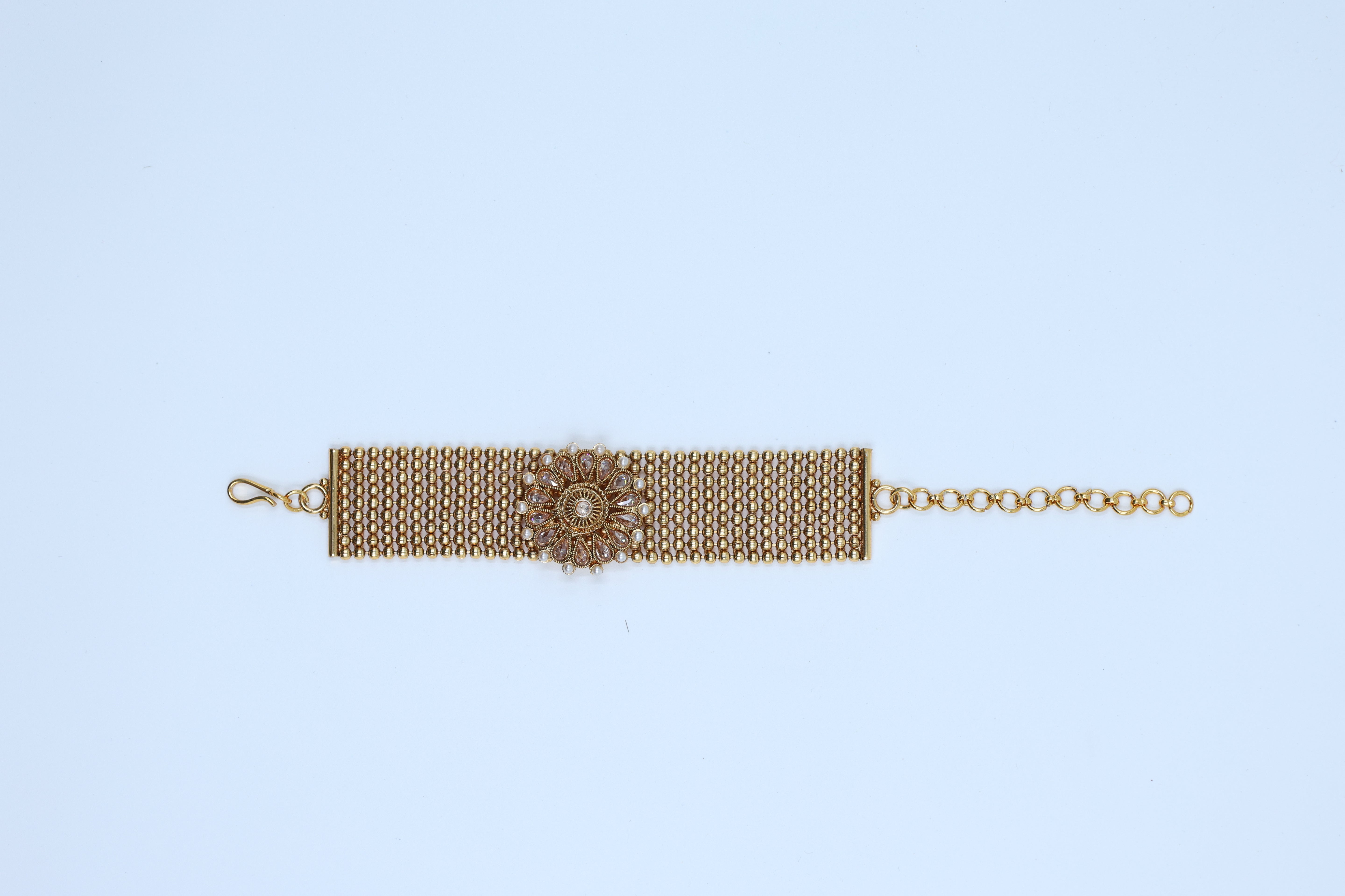 14K Gold Plated Antique Neutral Bracelet