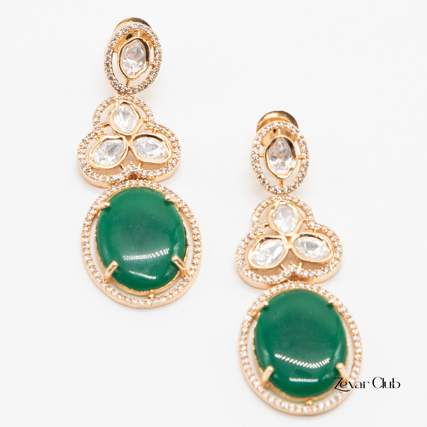 Zevar Club Chic Charismatic Drop Earrings