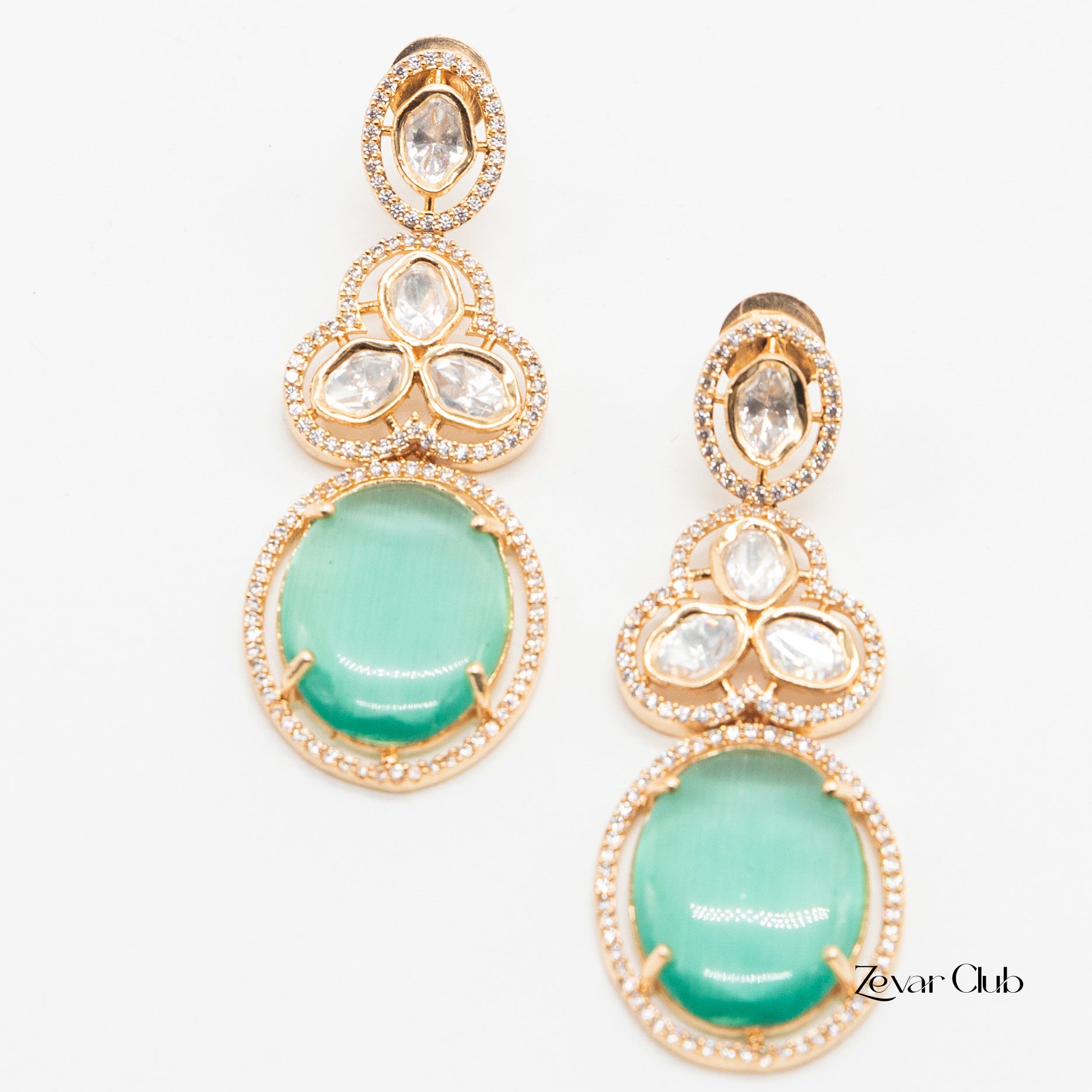 Zevar Club Chic Charismatic Drop Earrings