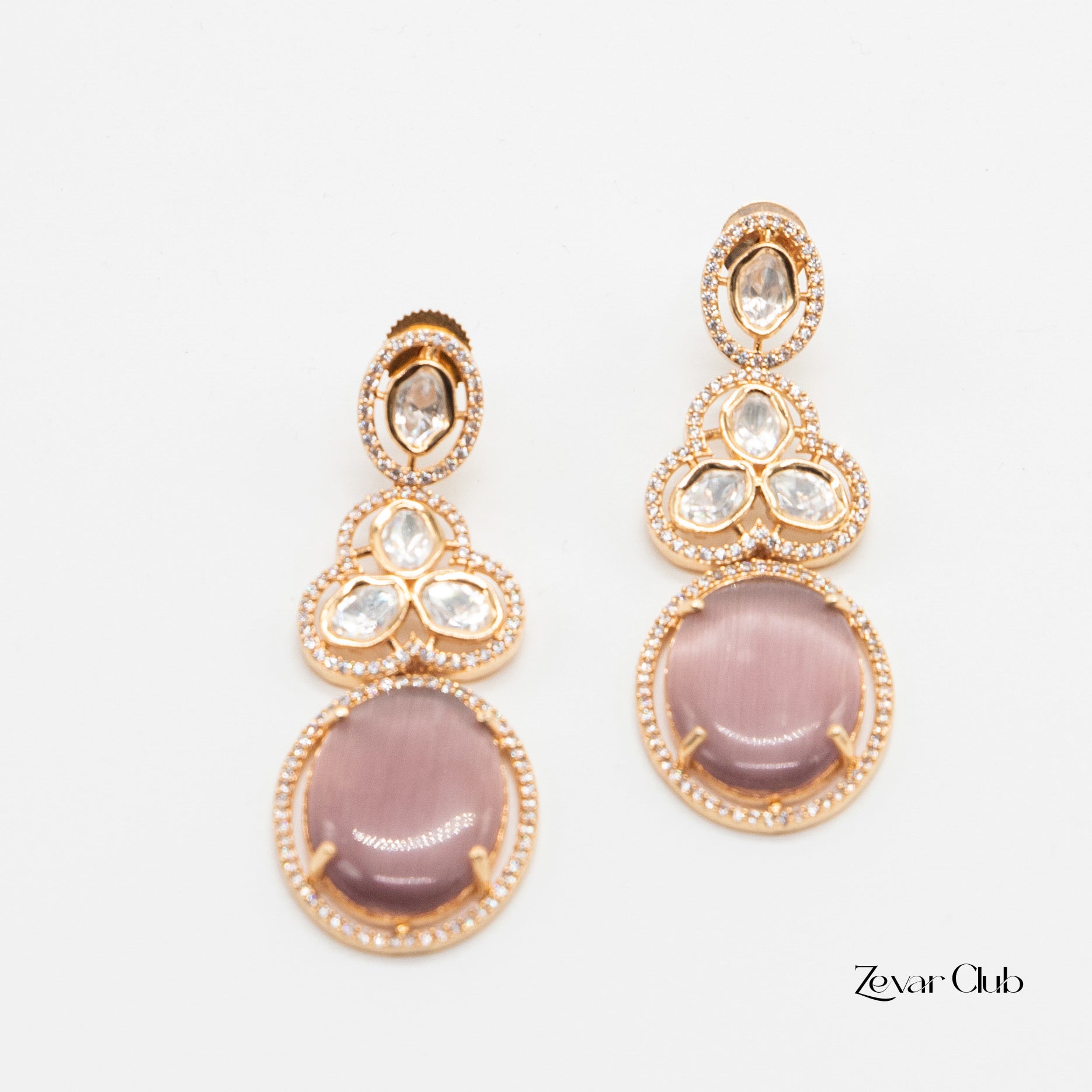 Zevar Club Chic Charismatic Drop Earrings