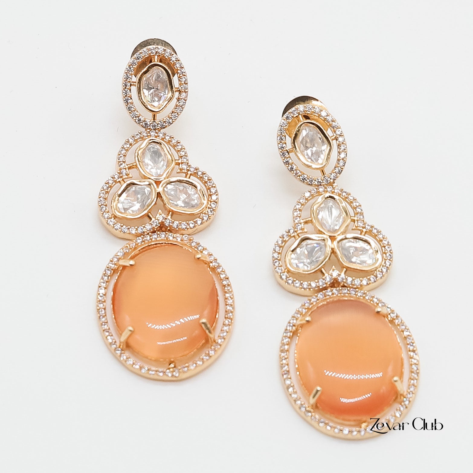 Zevar Club Chic Charismatic Drop Earrings
