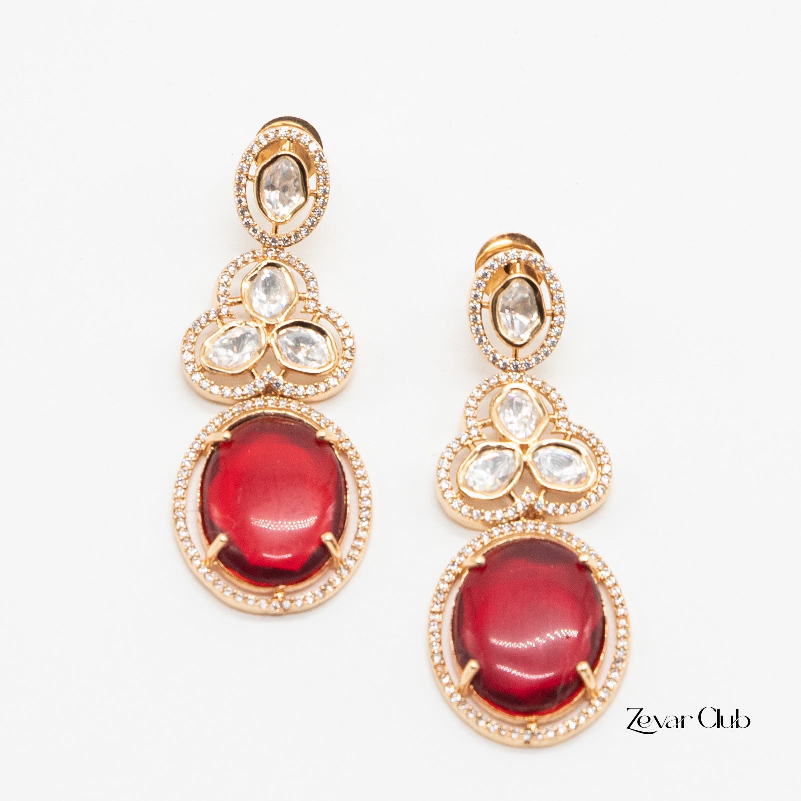 Zevar Club Chic Charismatic Drop Earrings