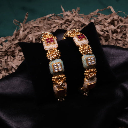 Jaipuri Meena Bangles, Set of 2