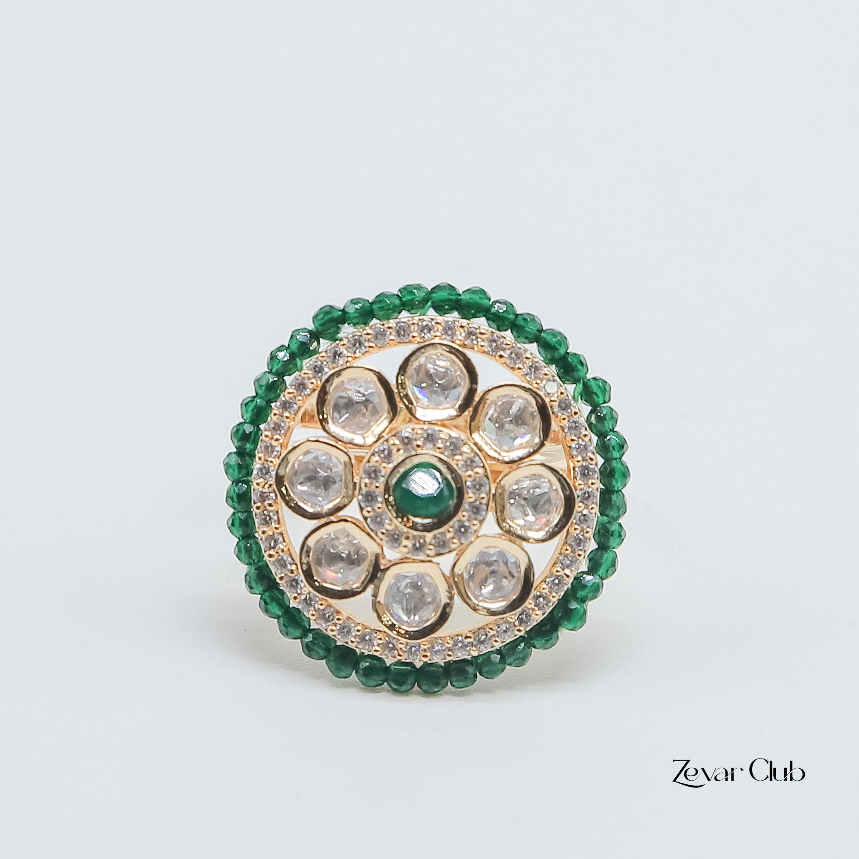 Zevar Club Charismatic Kundan Ring