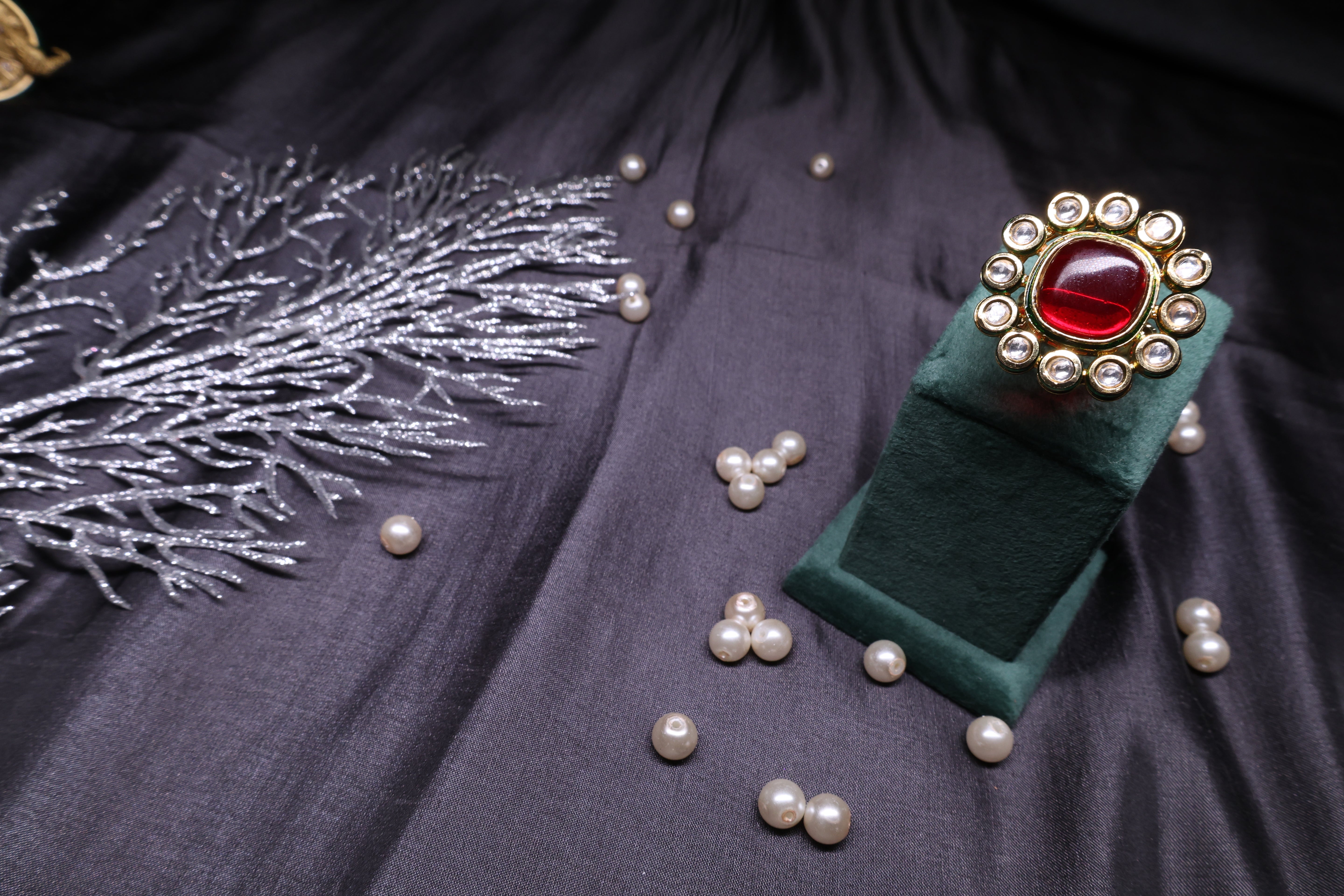 Elegance Extraordinaire Statement Solid Adjustable Ring