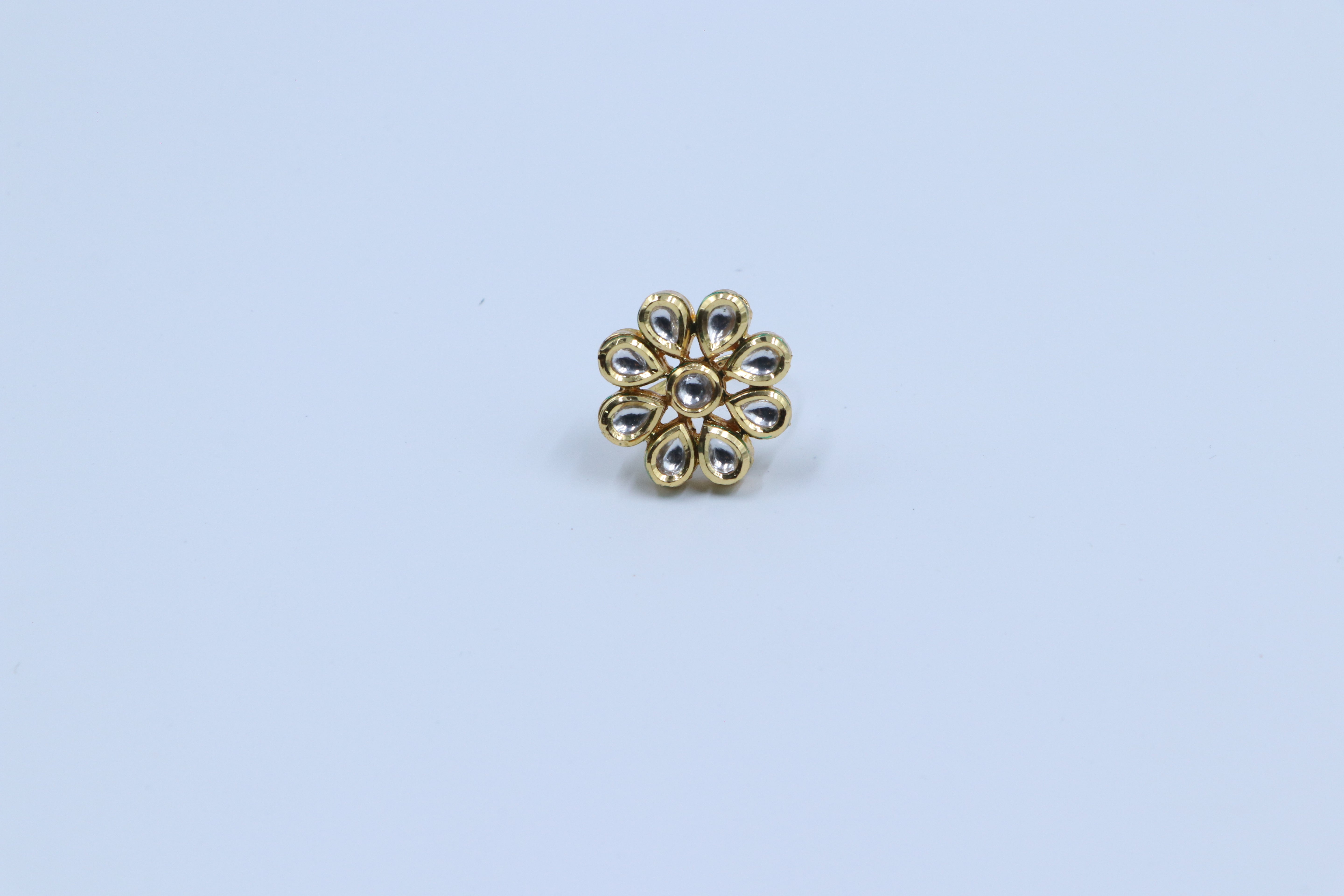 Kundan Adjustable Ring