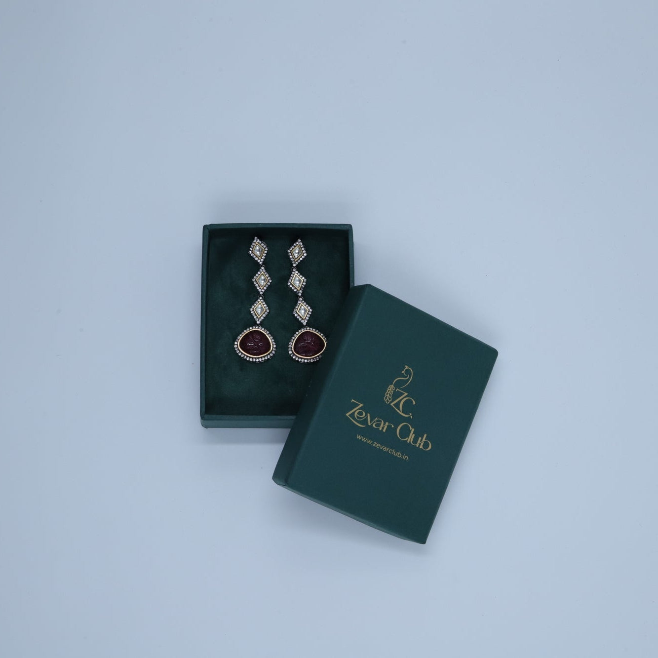 Cocktail Light Weight Diamond Earrings