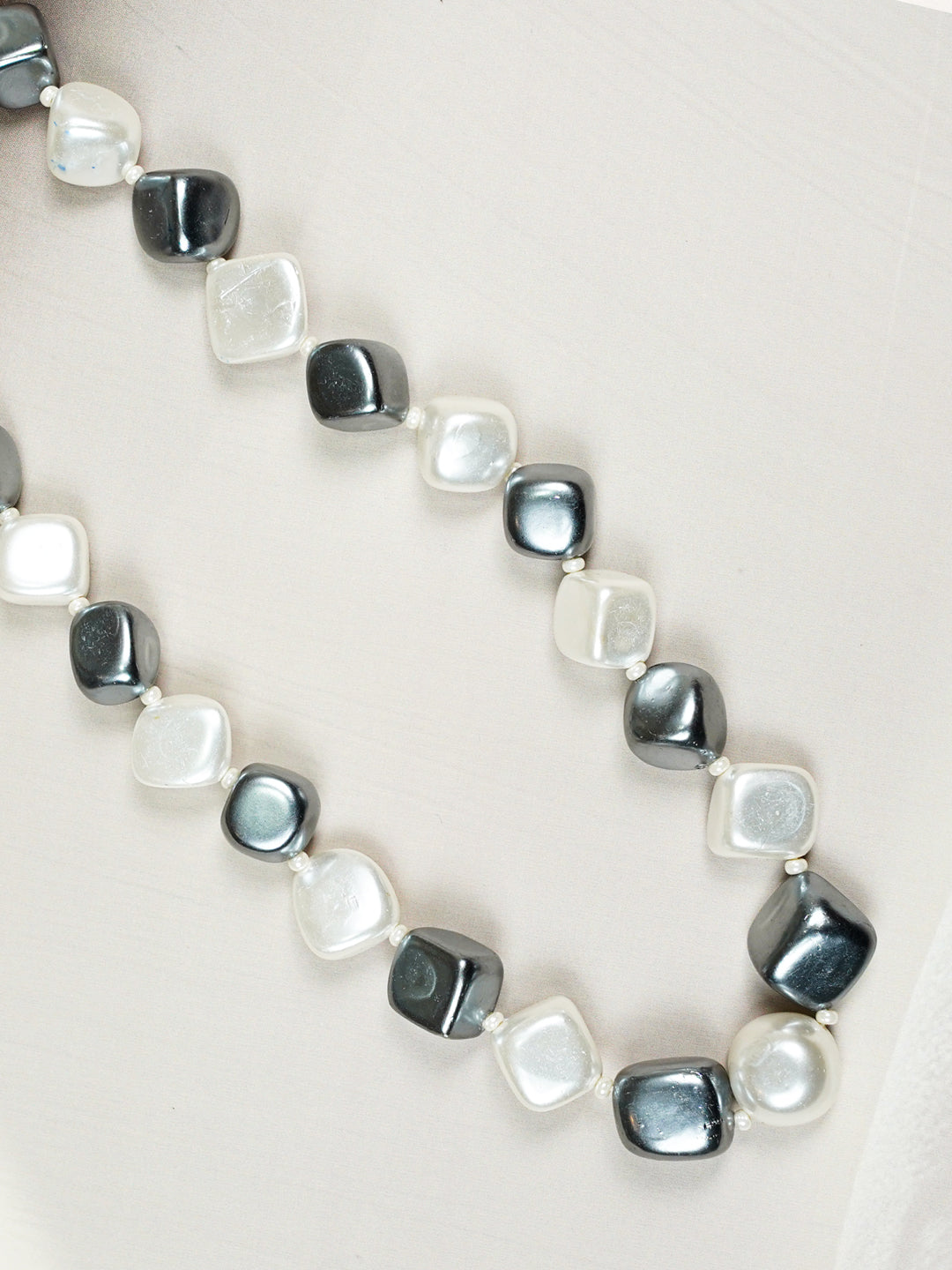 Zevar Club Single Line Semi Precious Vogue Necklace