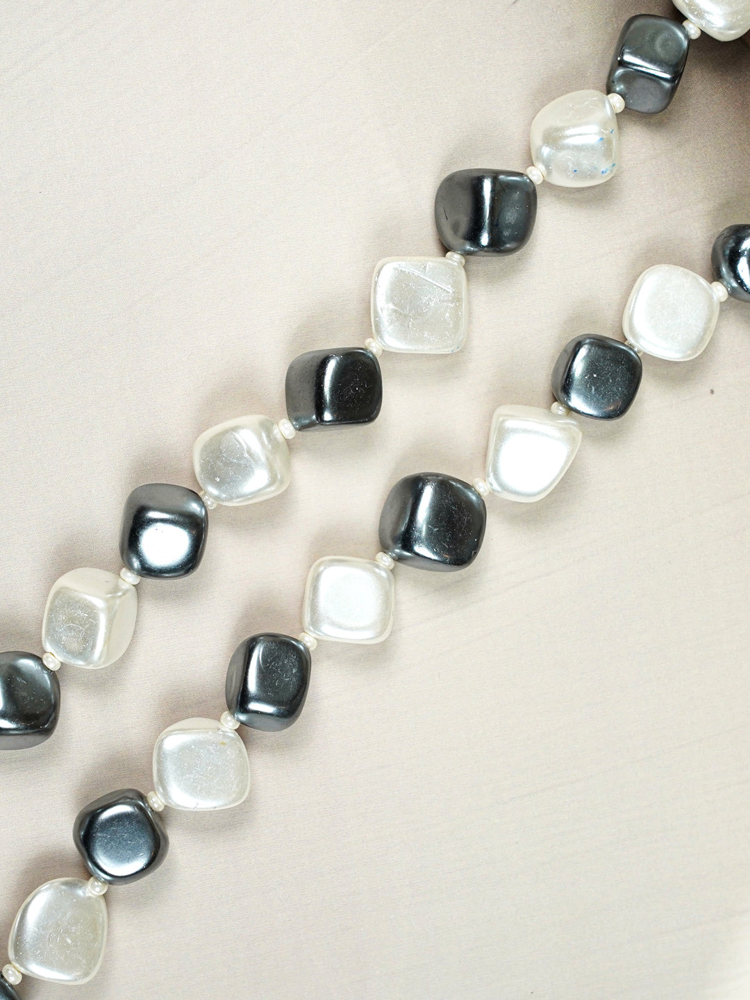 Zevar Club Single Line Semi Precious Vogue Necklace