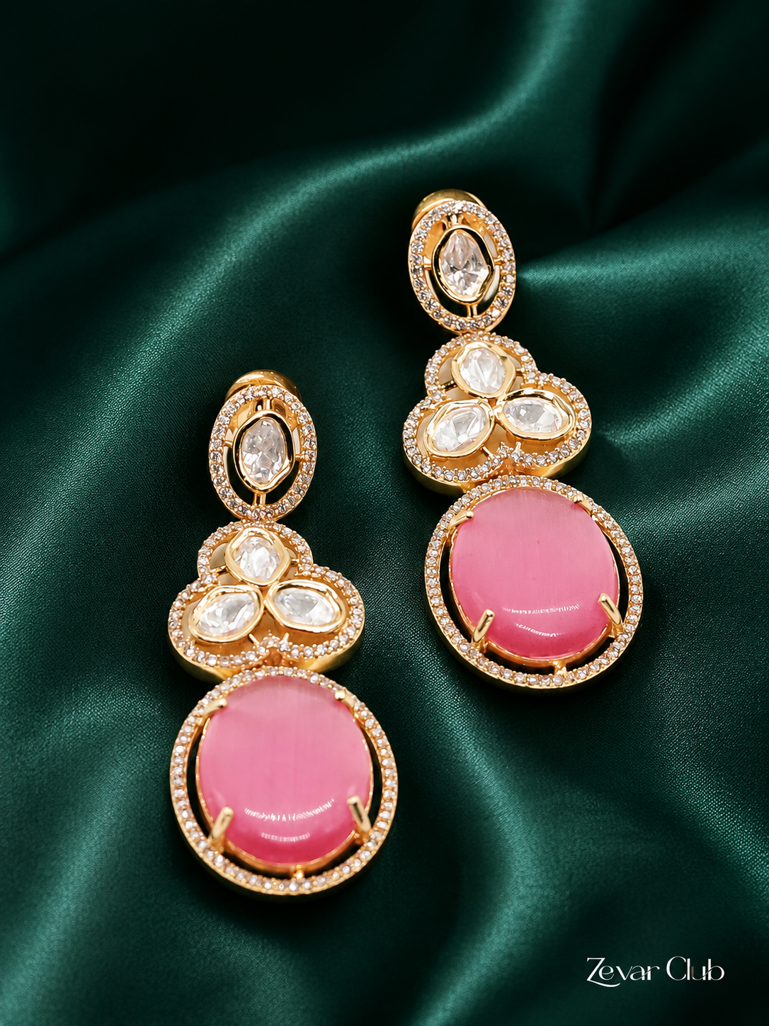 Zevar Club Chic Charismatic Drop Earrings