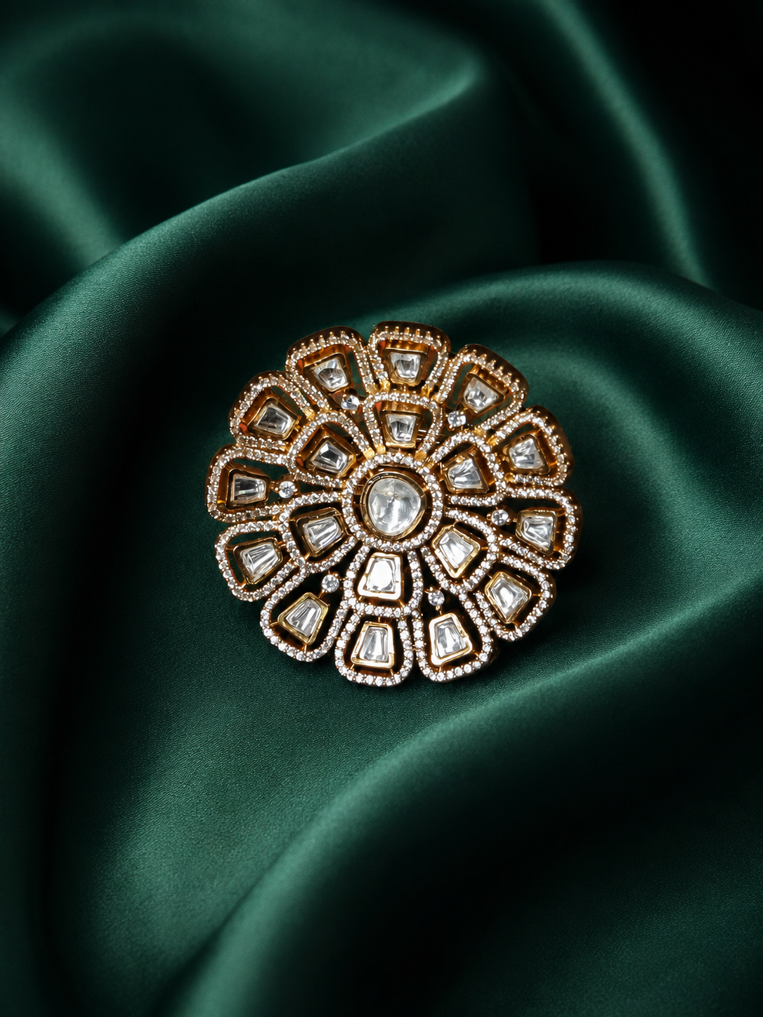 Zevar Club Cocktail Victorian Ring