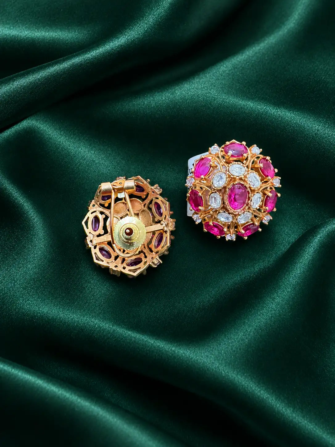 Zevar Club Diamond Fusion Kundan Studs