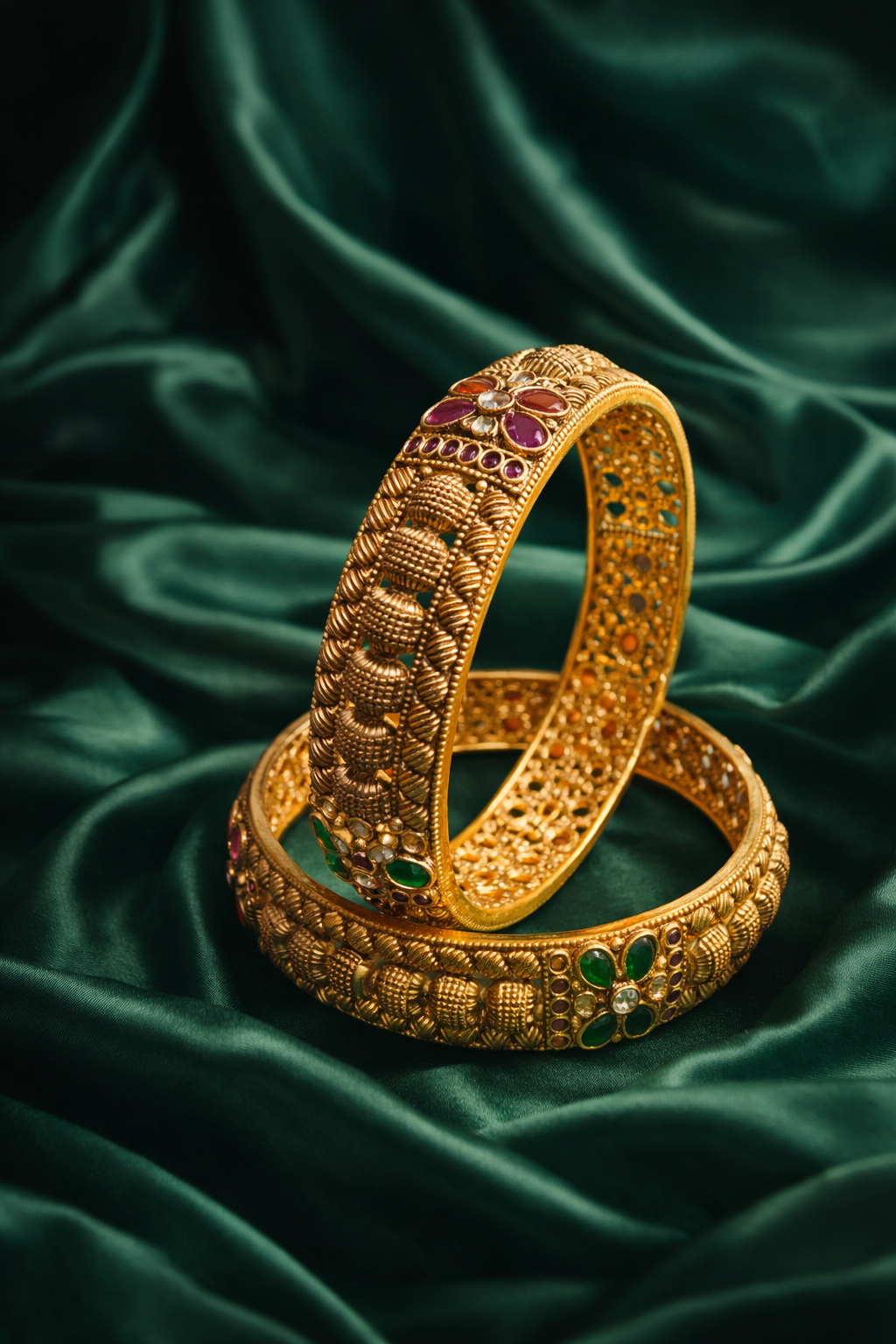 Rajwada Heritage Bangle Set : Set of 3