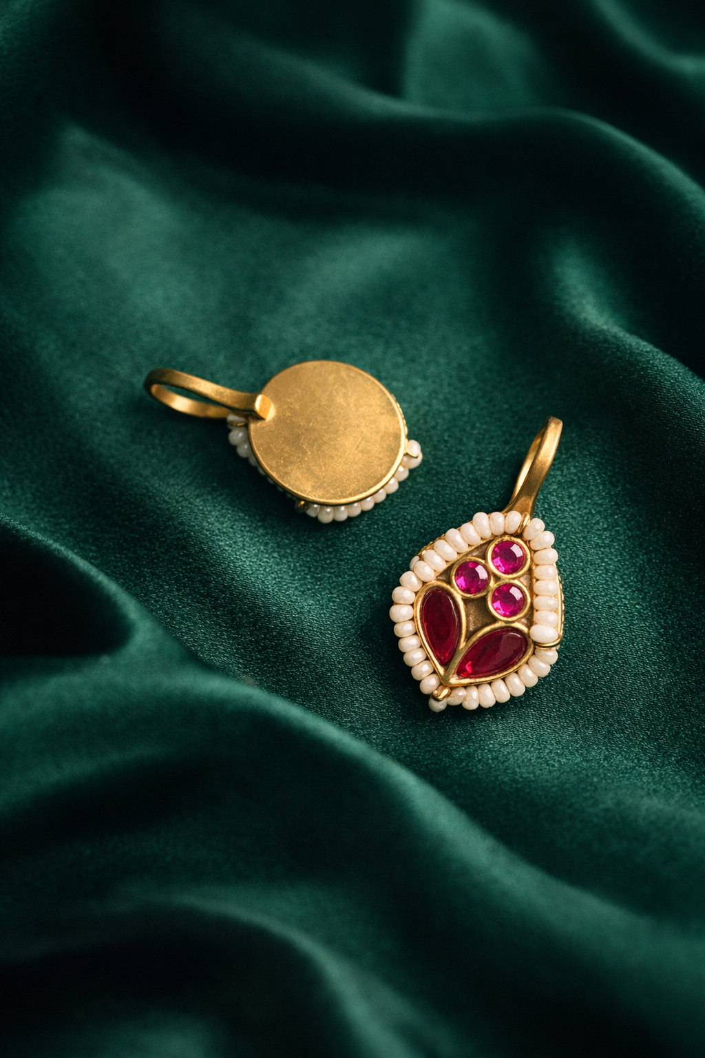 Festive Pearl Drop Ear Cuff Earrings