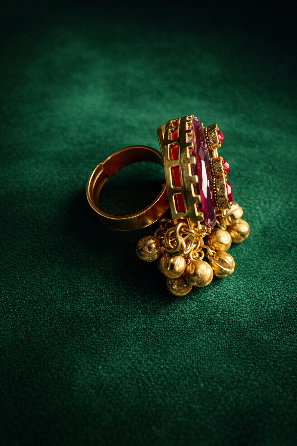 Ethnic Enamel Statement Ring