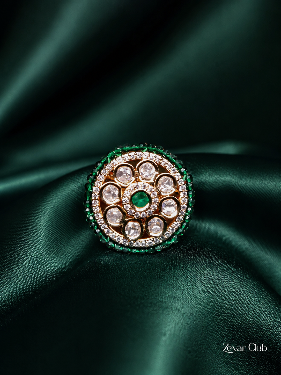 Zevar Club Charismatic Kundan Ring
