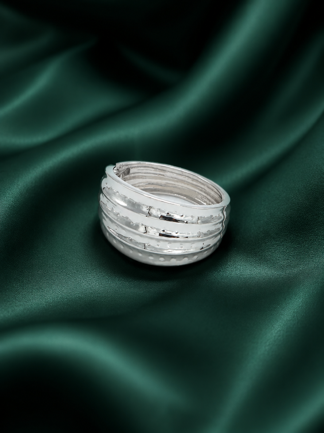Zevar Club Elegant Glam Workwear Bracelet (Silver)